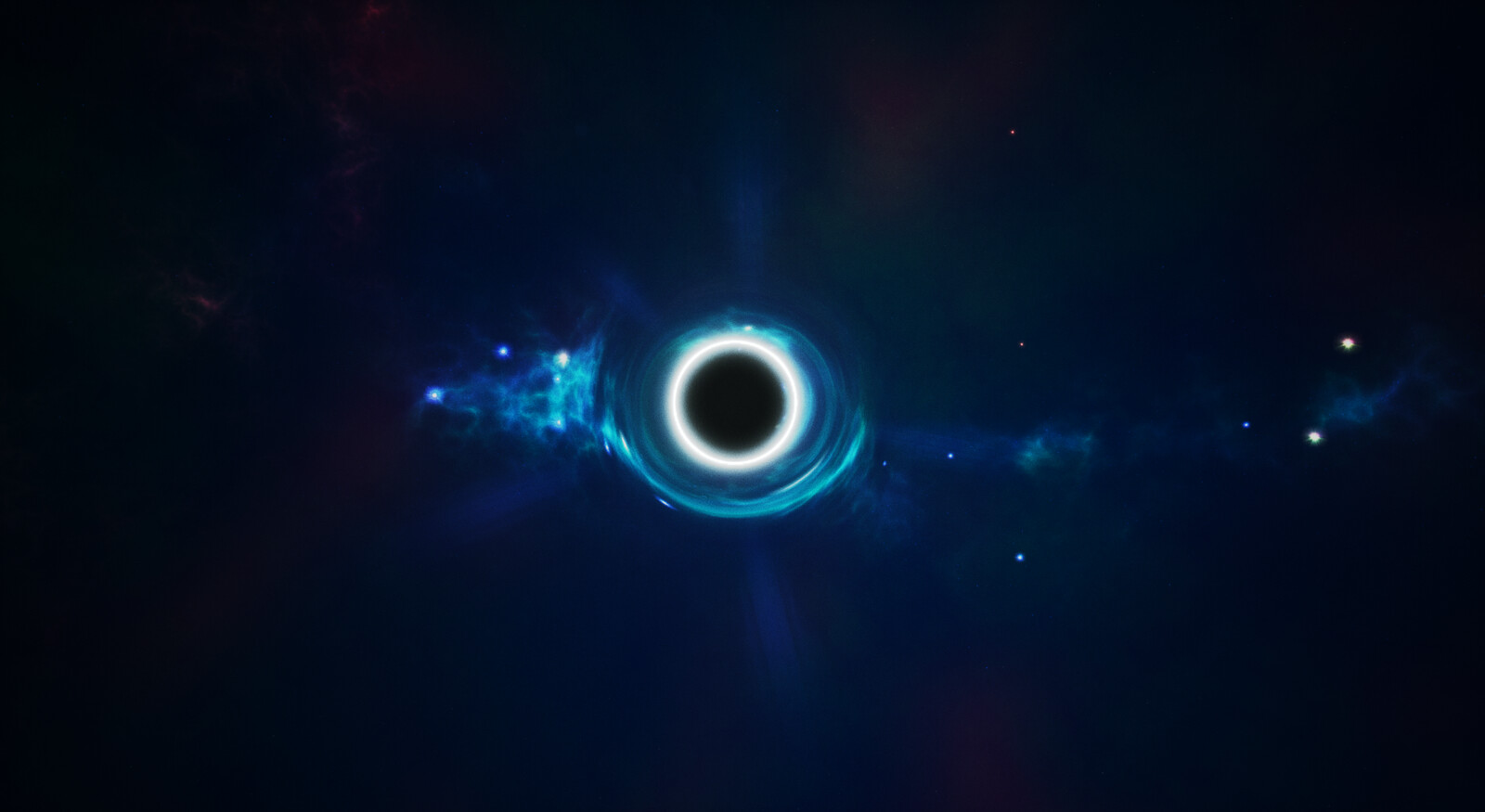 Black hole with an accretion disk.