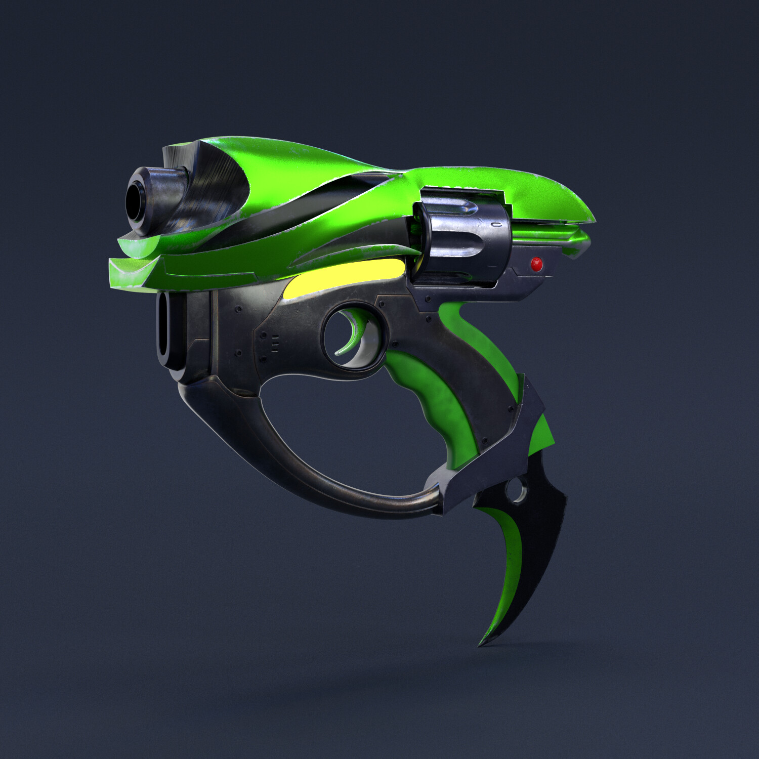 Artstation Scifi Pistol Facundo Gomez