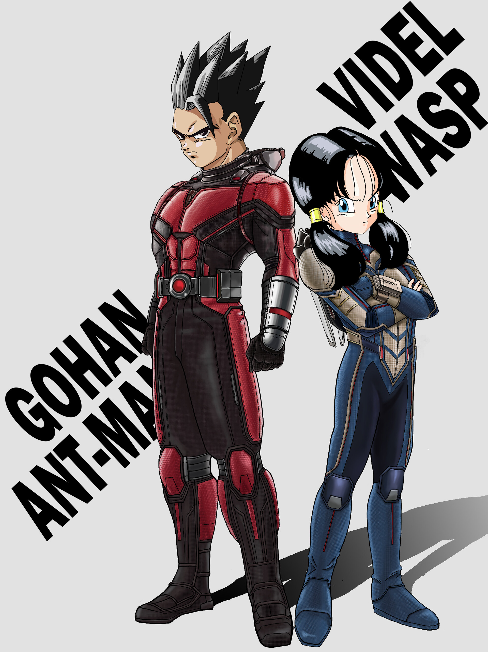 Tod Pang - Dragon Ball x Avengers - Gohan x Ant-Man & Videl