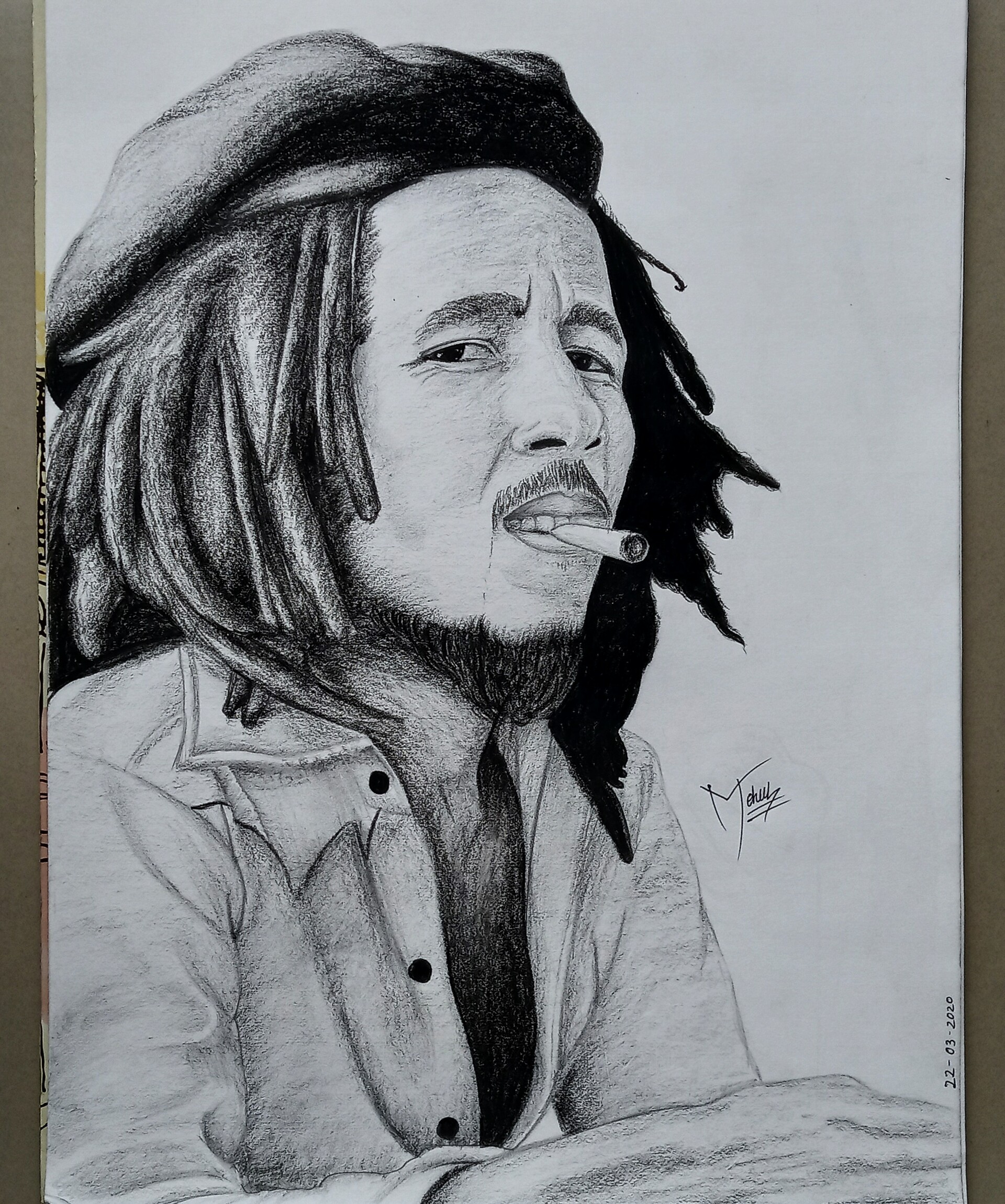 Drawings Of Bob Marley Face , Png Download - Easy Bob Marley Drawings,  Transparent Png , Transparent Png Image - PNGitem