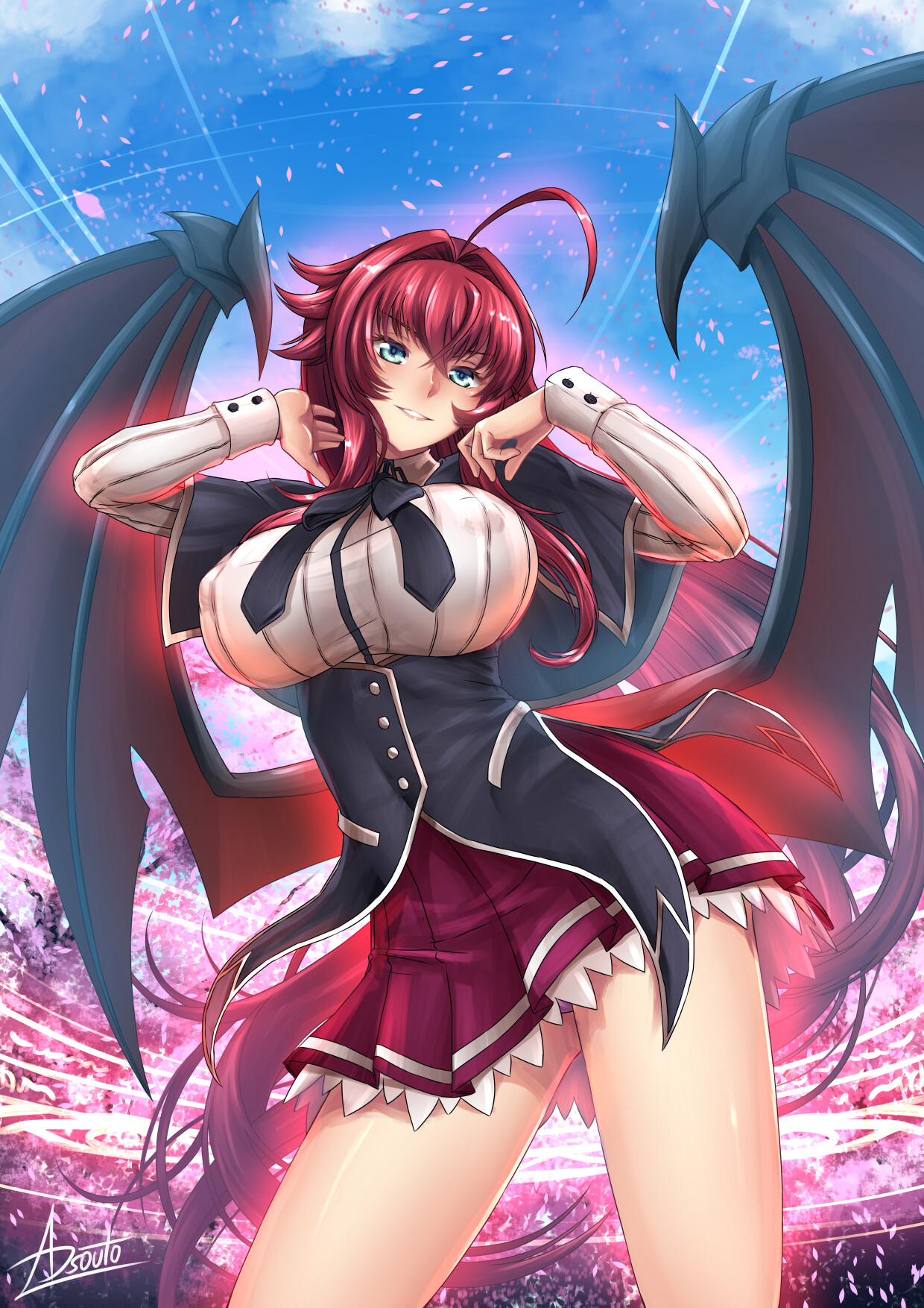 ArtStation - Rias Gremory! - Anime - Highschool DXD !