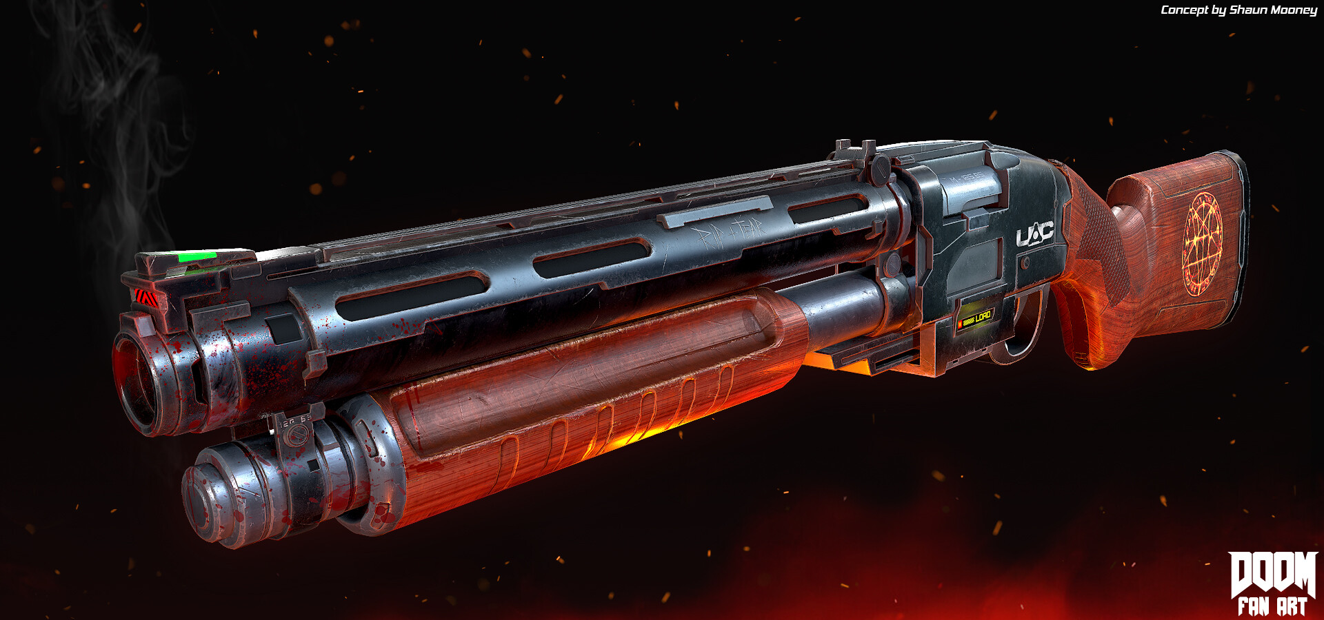 Paolo crimaldi Doomguy's Shotgun A Shaun Mooney's Fan Art