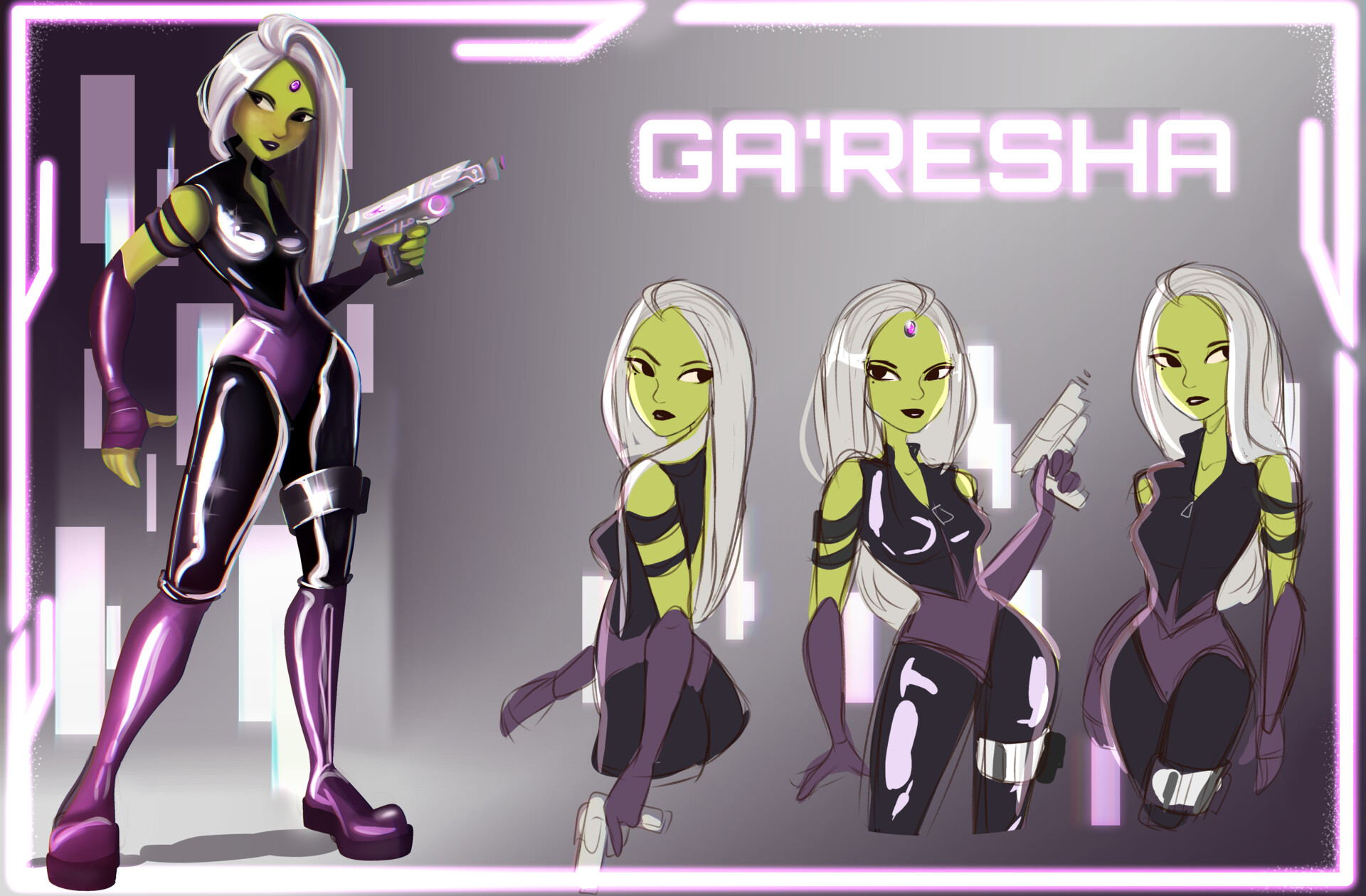 Artstation Superhero Character Design Laia Matari