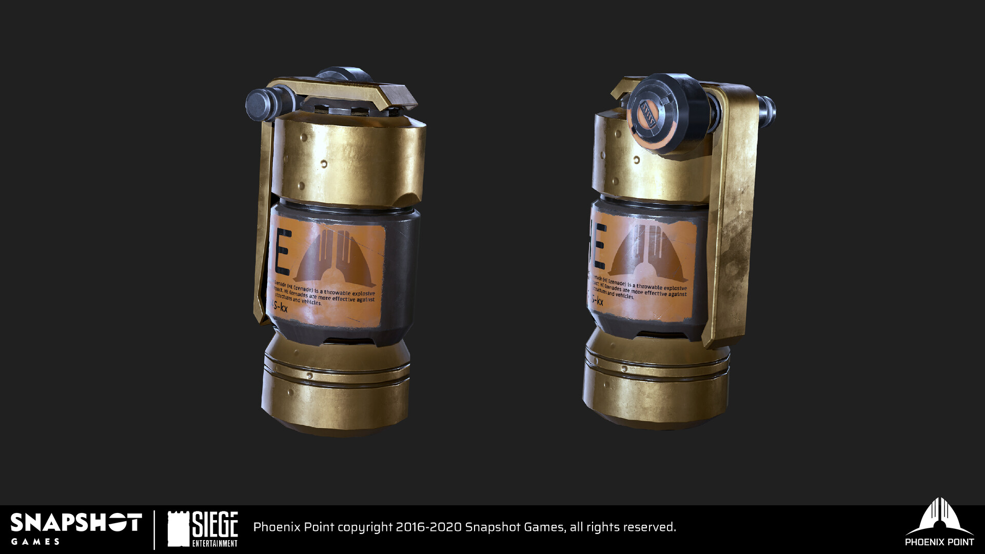Artstation Phoenix Point Conventional Grenade Aleksandar Fodor