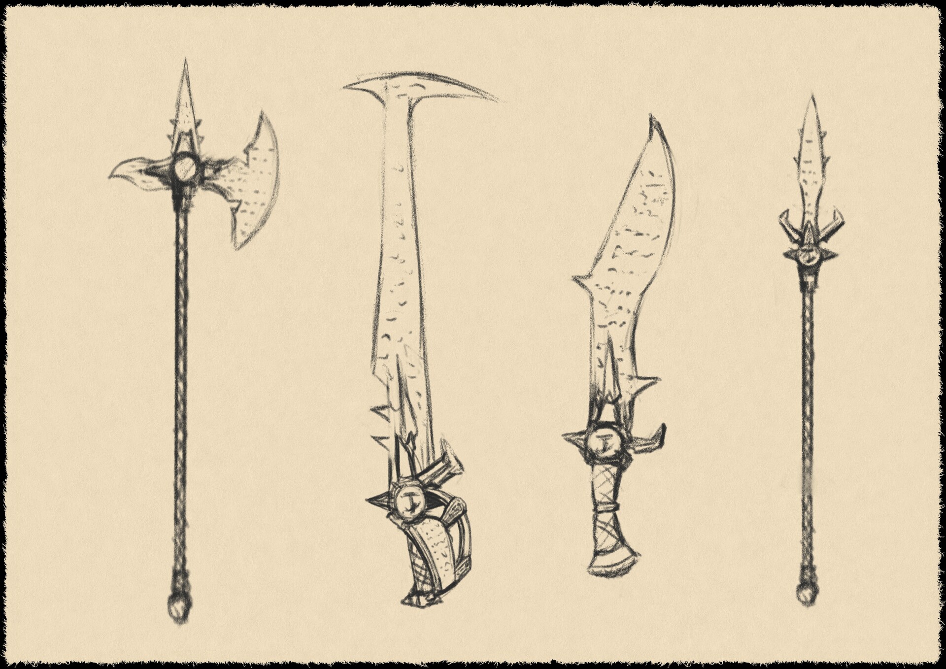 Artstation Crucible Halberd Declan Mcdermott,Transparent Crown Png Black