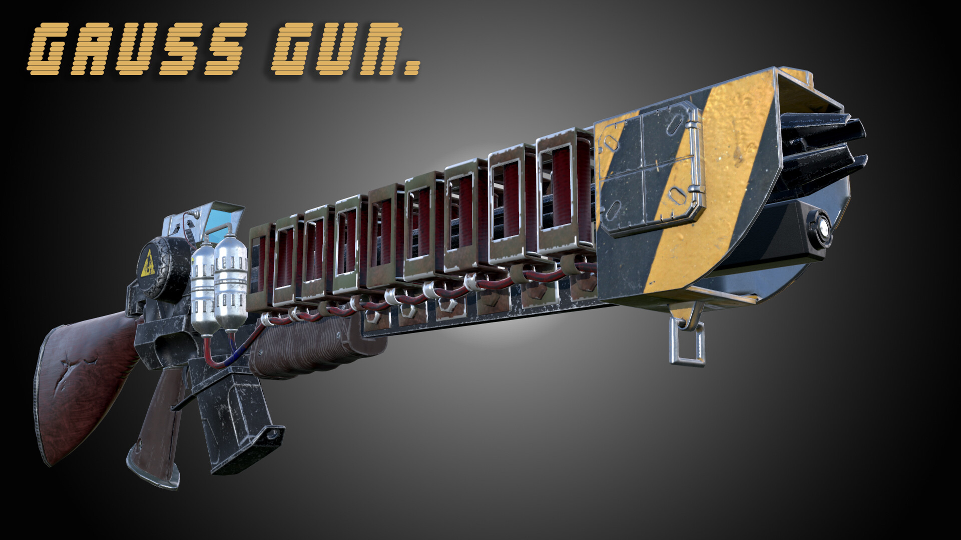 ArtStation Gauss Gun