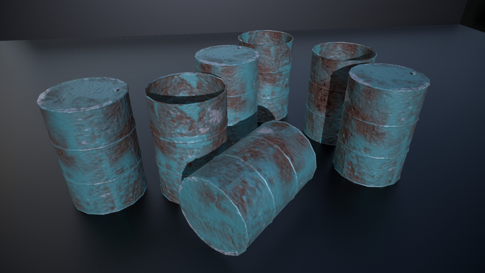 Barrel with two variations: open and closed