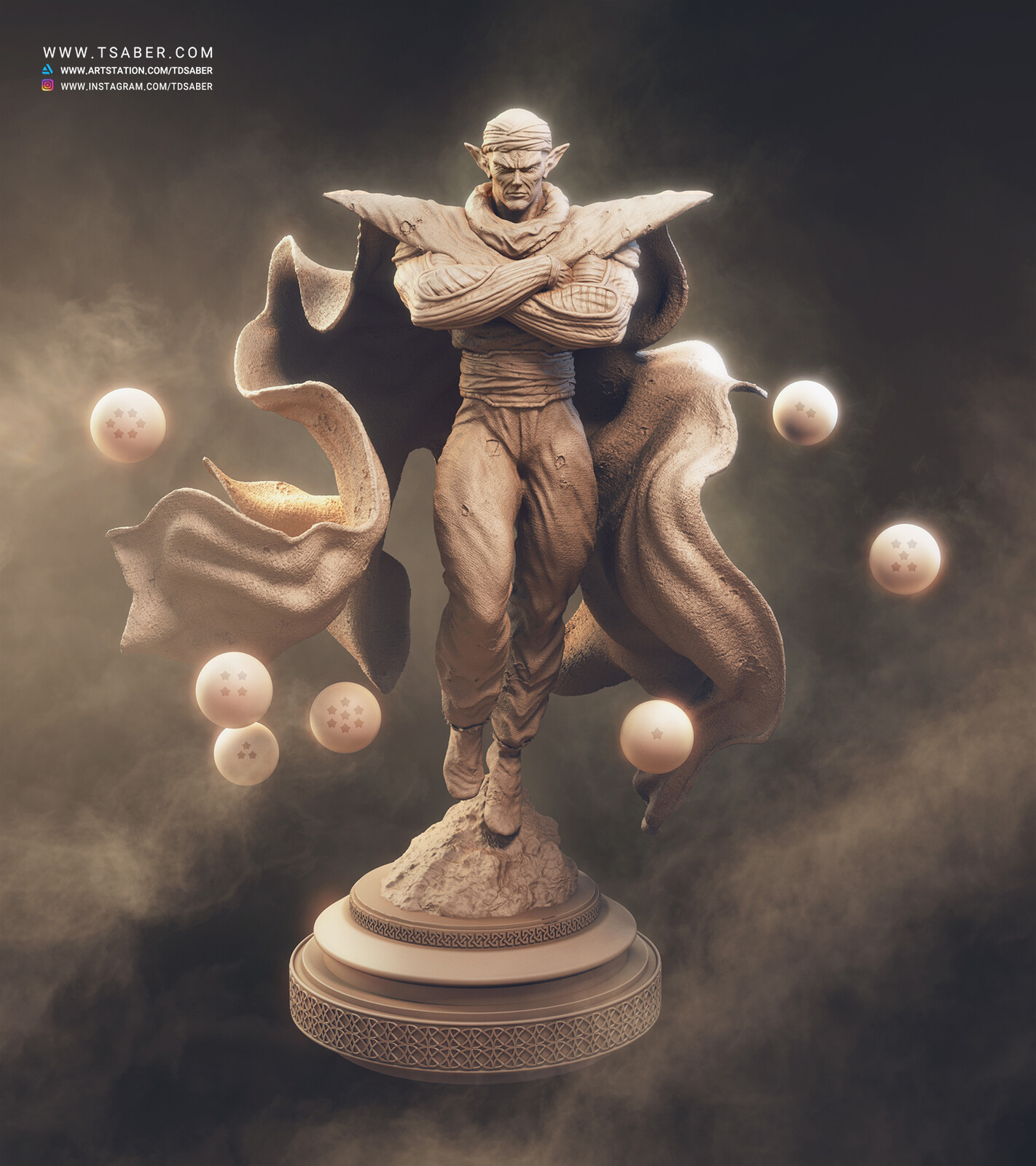 piccolo dbz statue