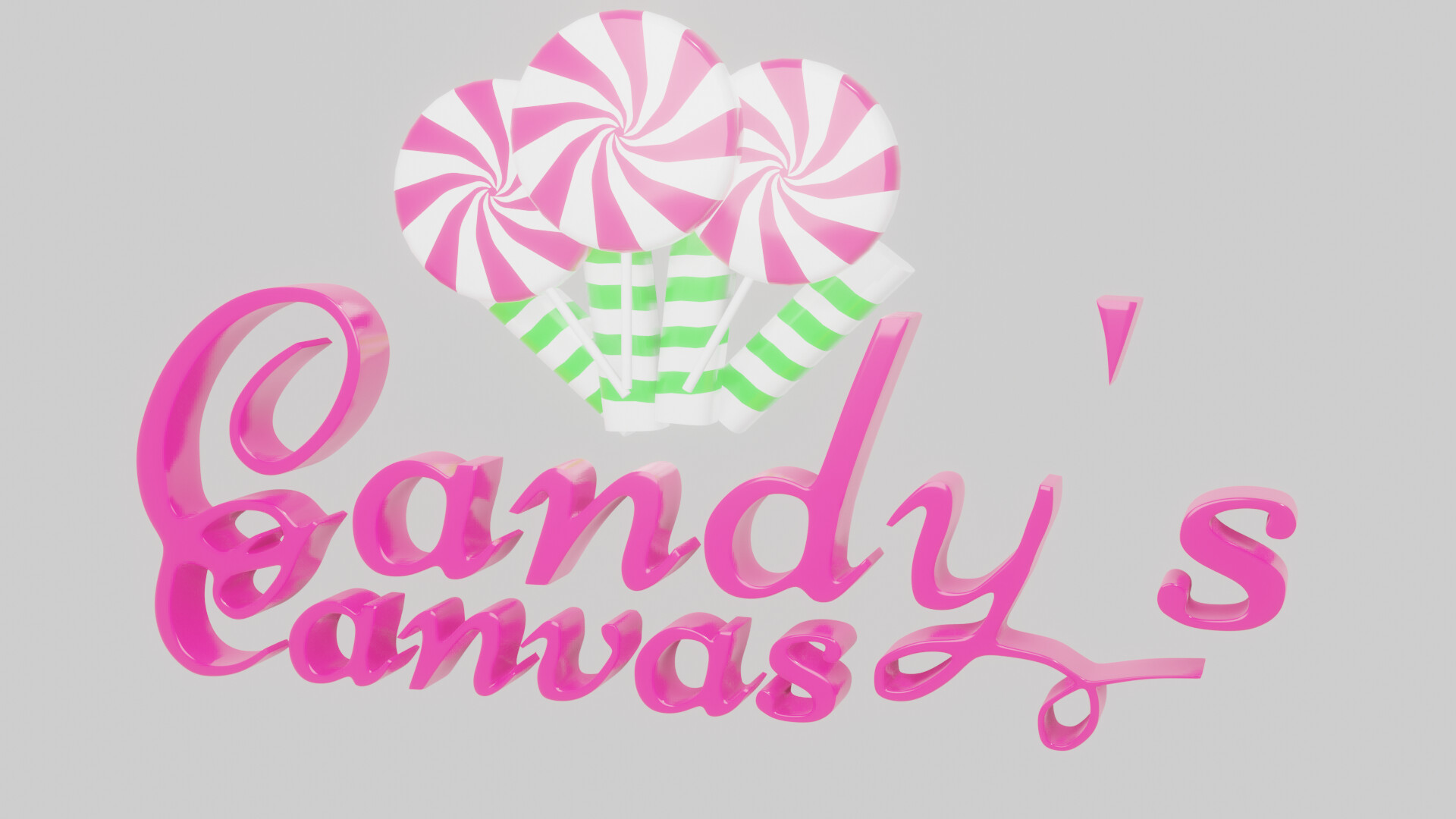Artstation Candy S Canvas Logo Made 3d Calvinmations Forreal