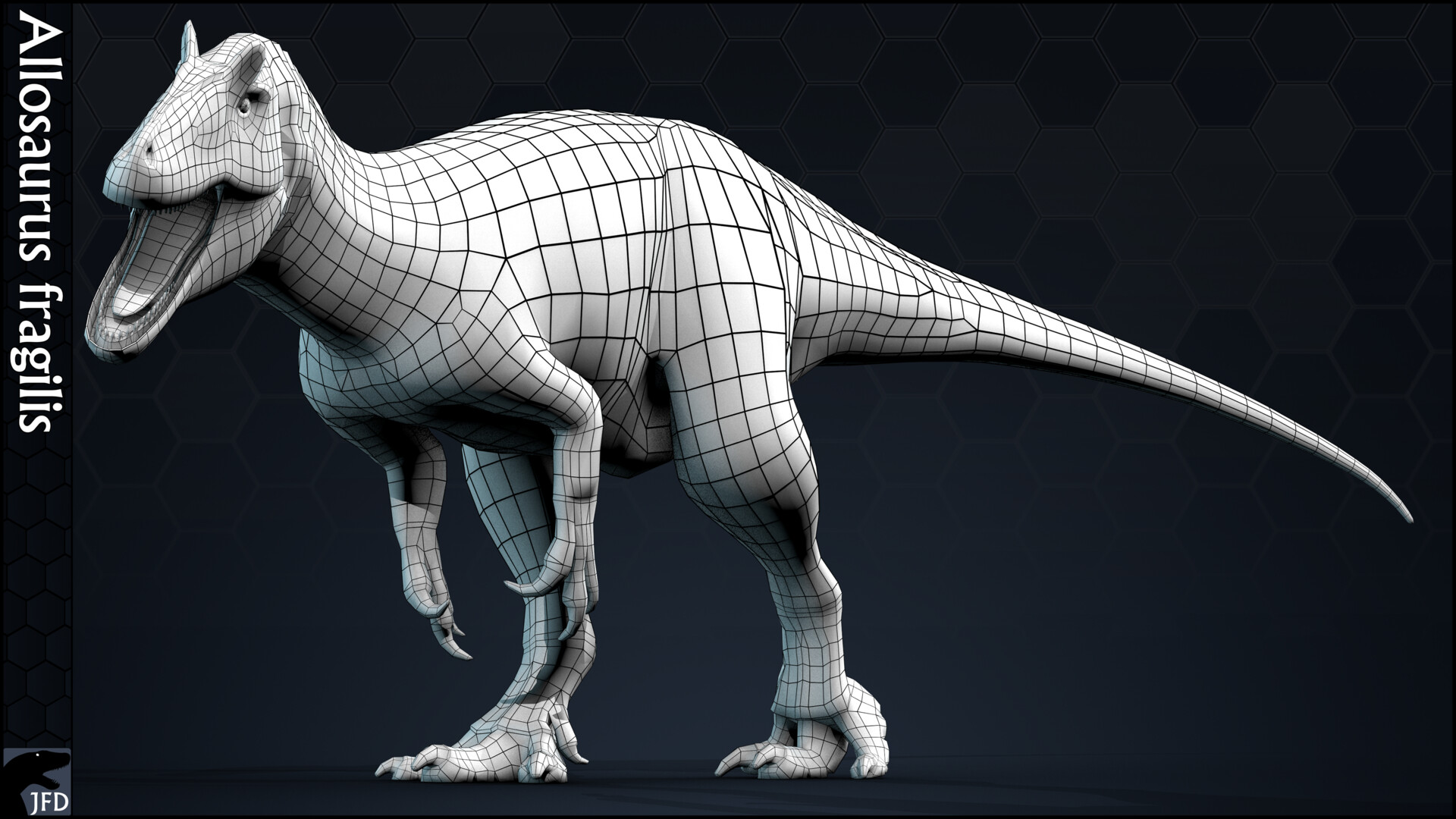Artstation Allosaurus Fragilis Jagged Fang Designs