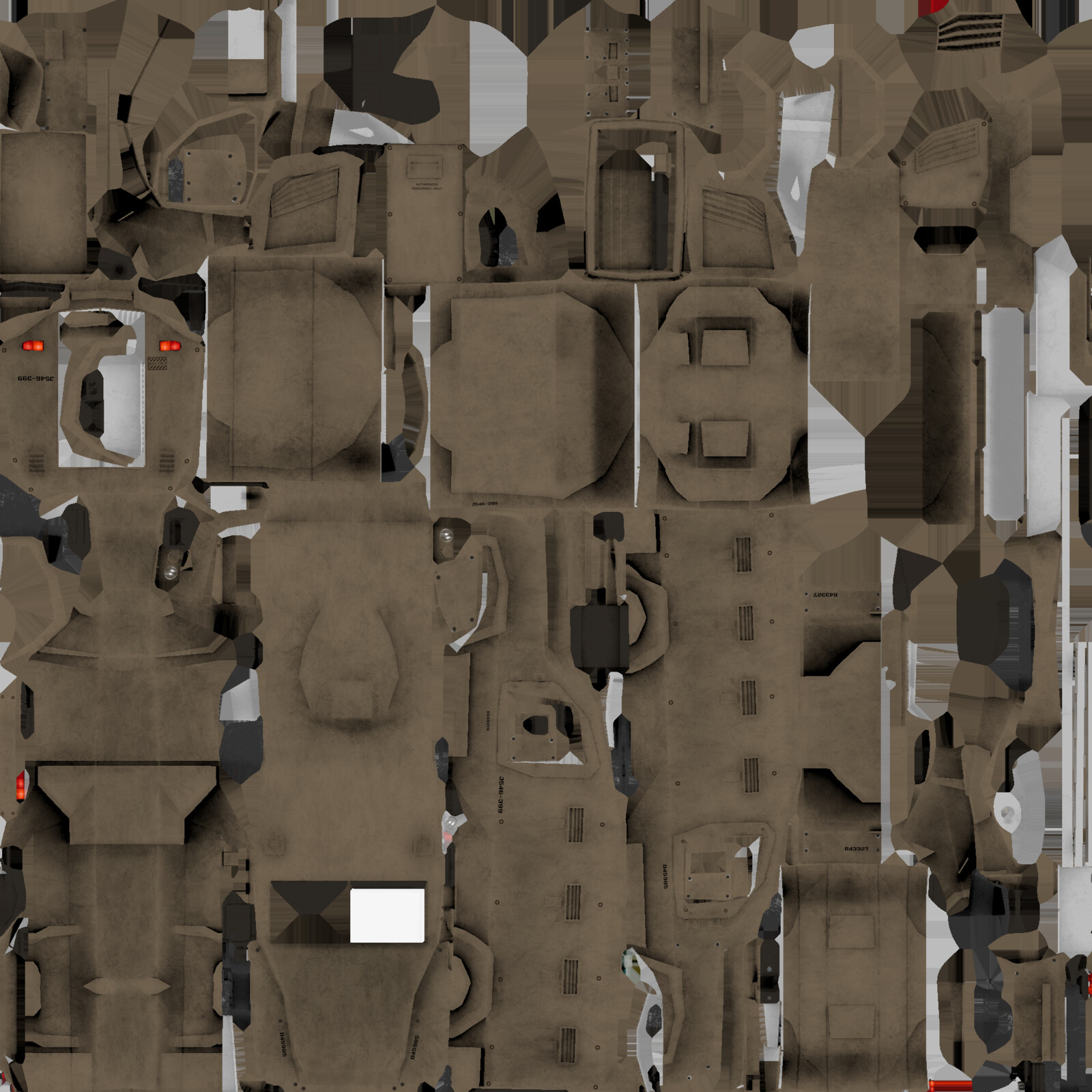 Exterior Albedo Map