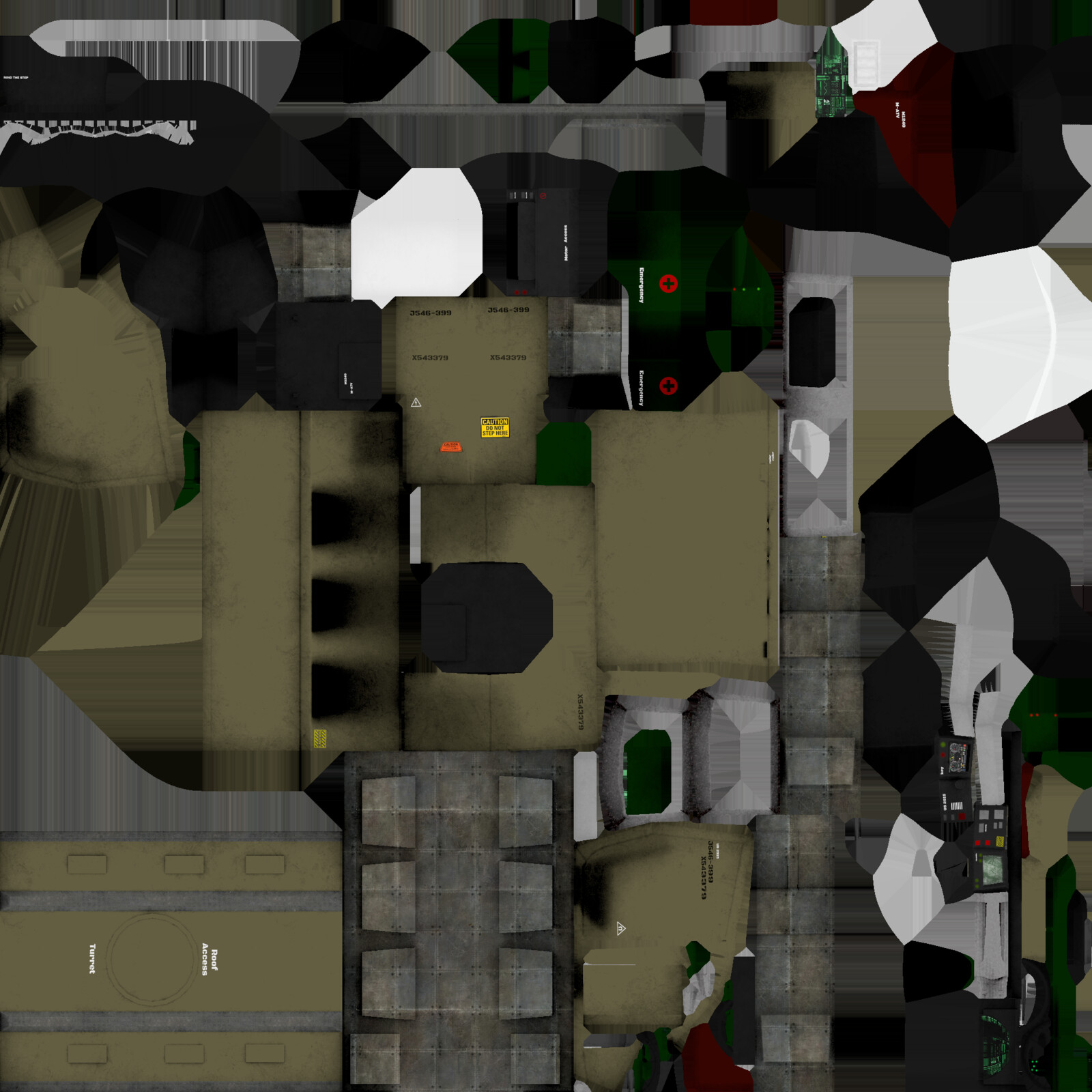 Interior Albedo Map