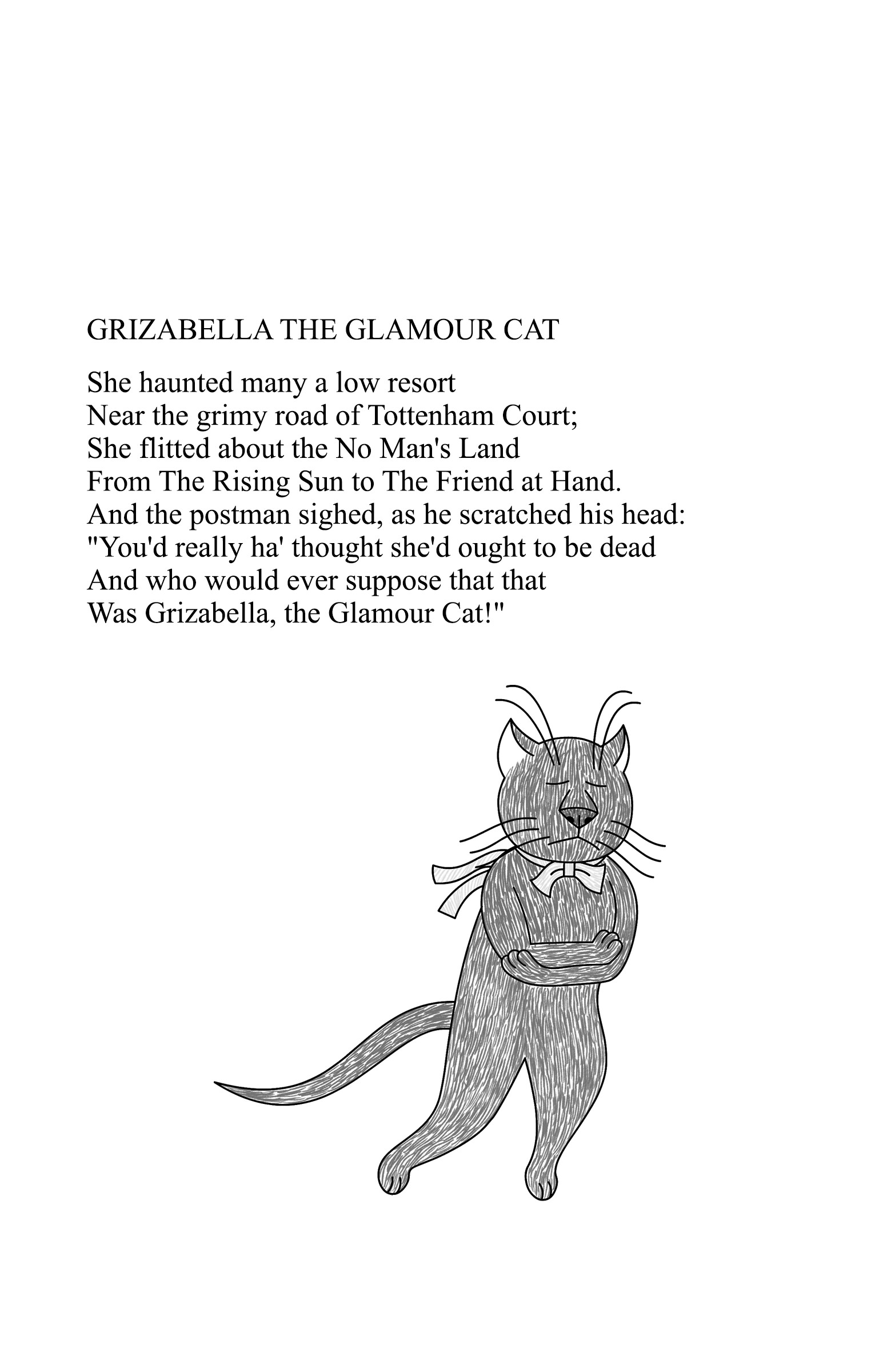 Artstation Grizabella Poem Shadrak Wilde