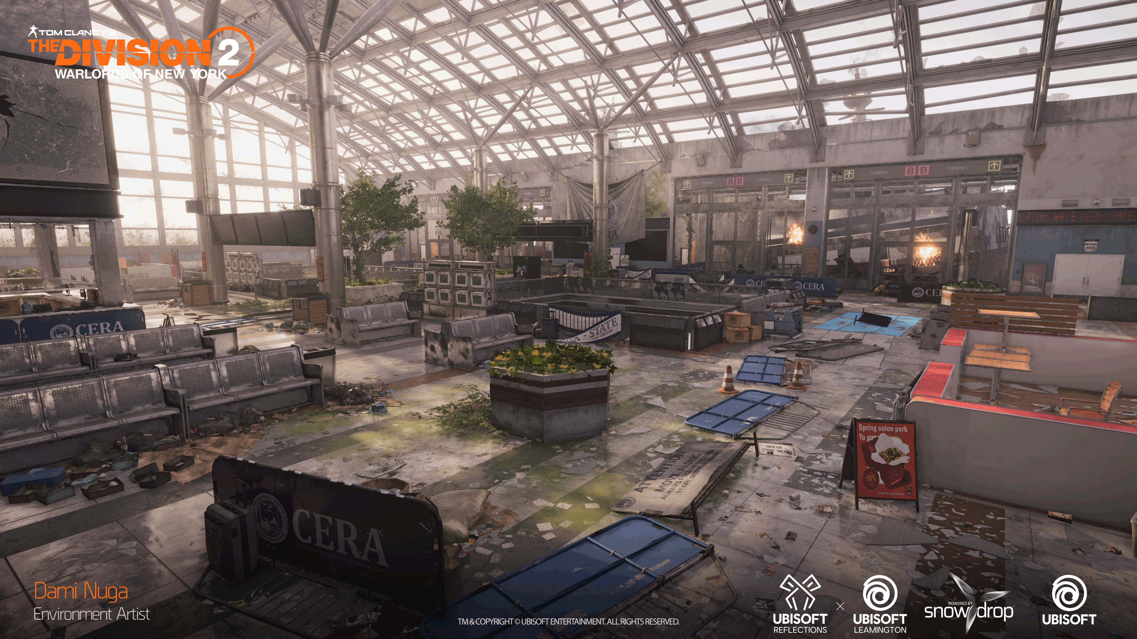 Artstation The Division 2 Warlords Of New York Liberty Island Mission Part 2 Dami Nuga
