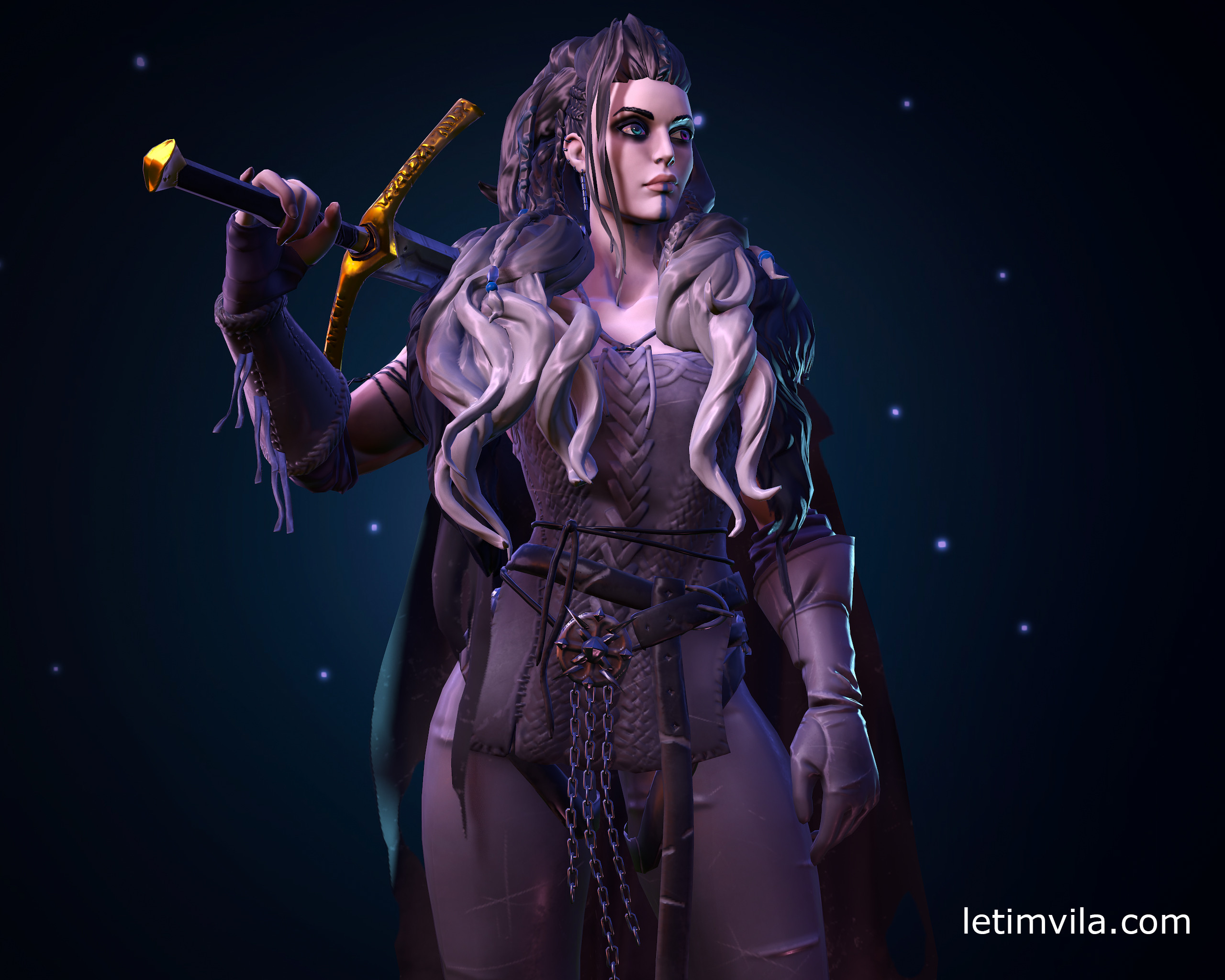 Artstation Yasha Nydoorin From Critical Role Dynamic Poses