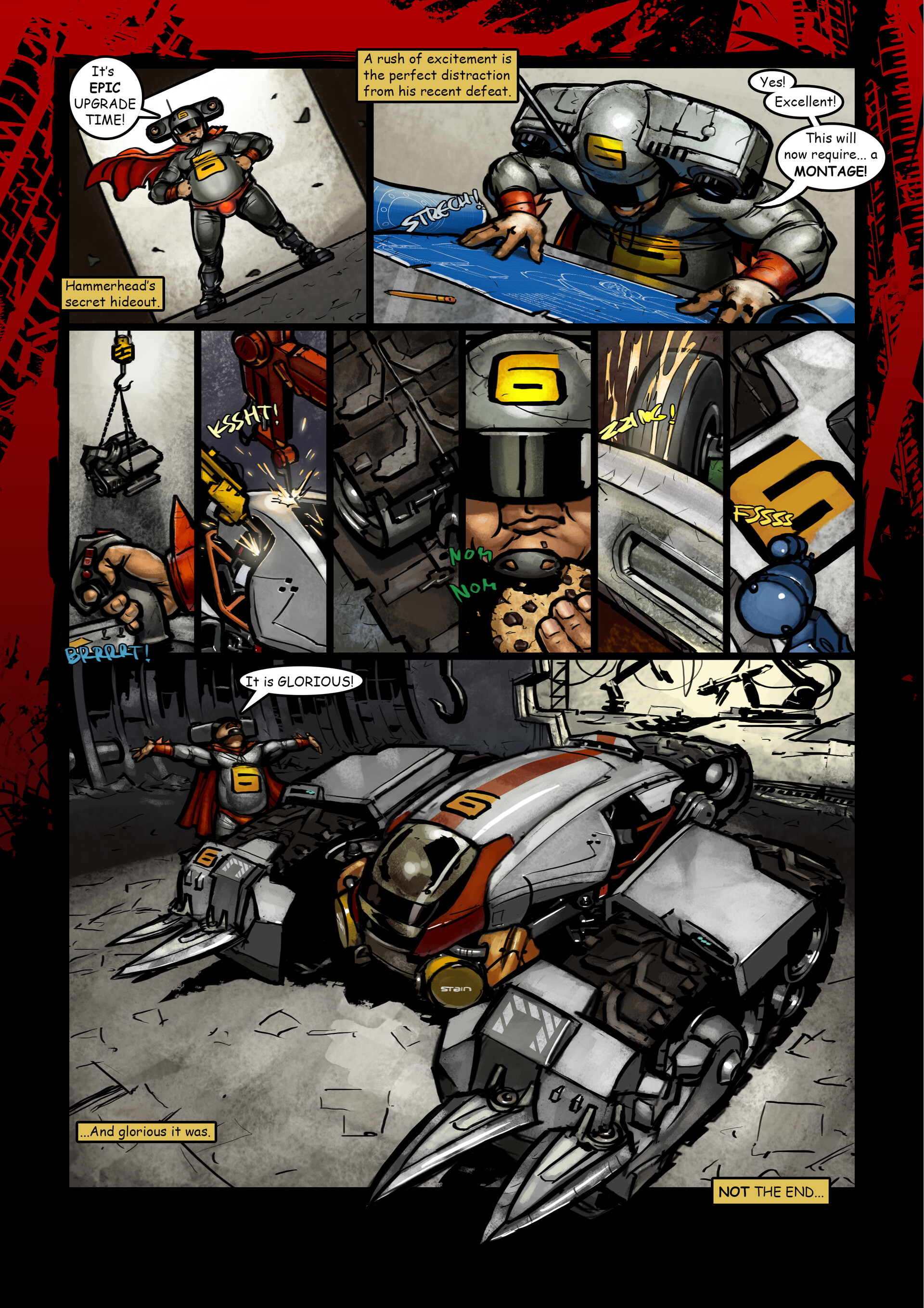 Daniel Tejnický - (Official) Carmageddon comic: Episode 02 - Bear vs Shark