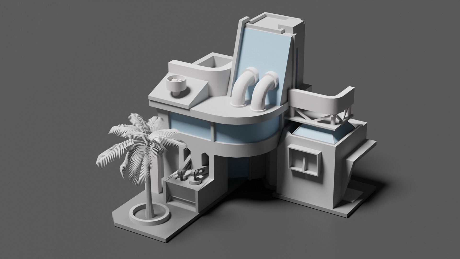 ArtStation - Simple building modeling