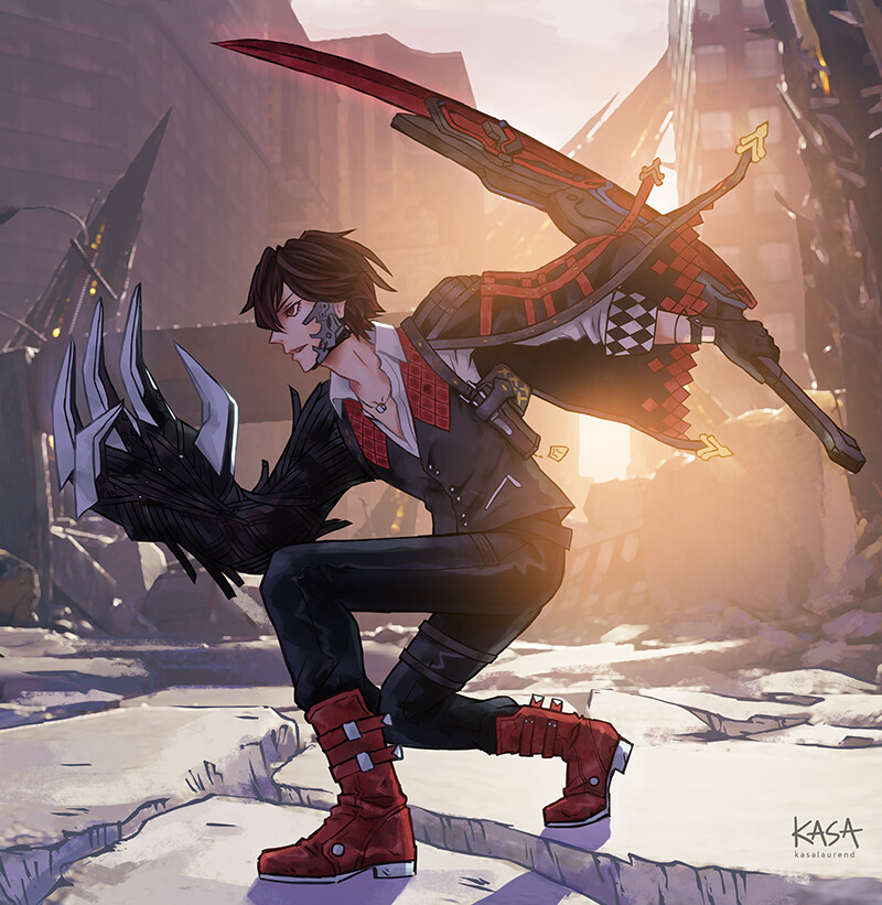 Artstation Louis Code Vein Fanart Katrina Laurend