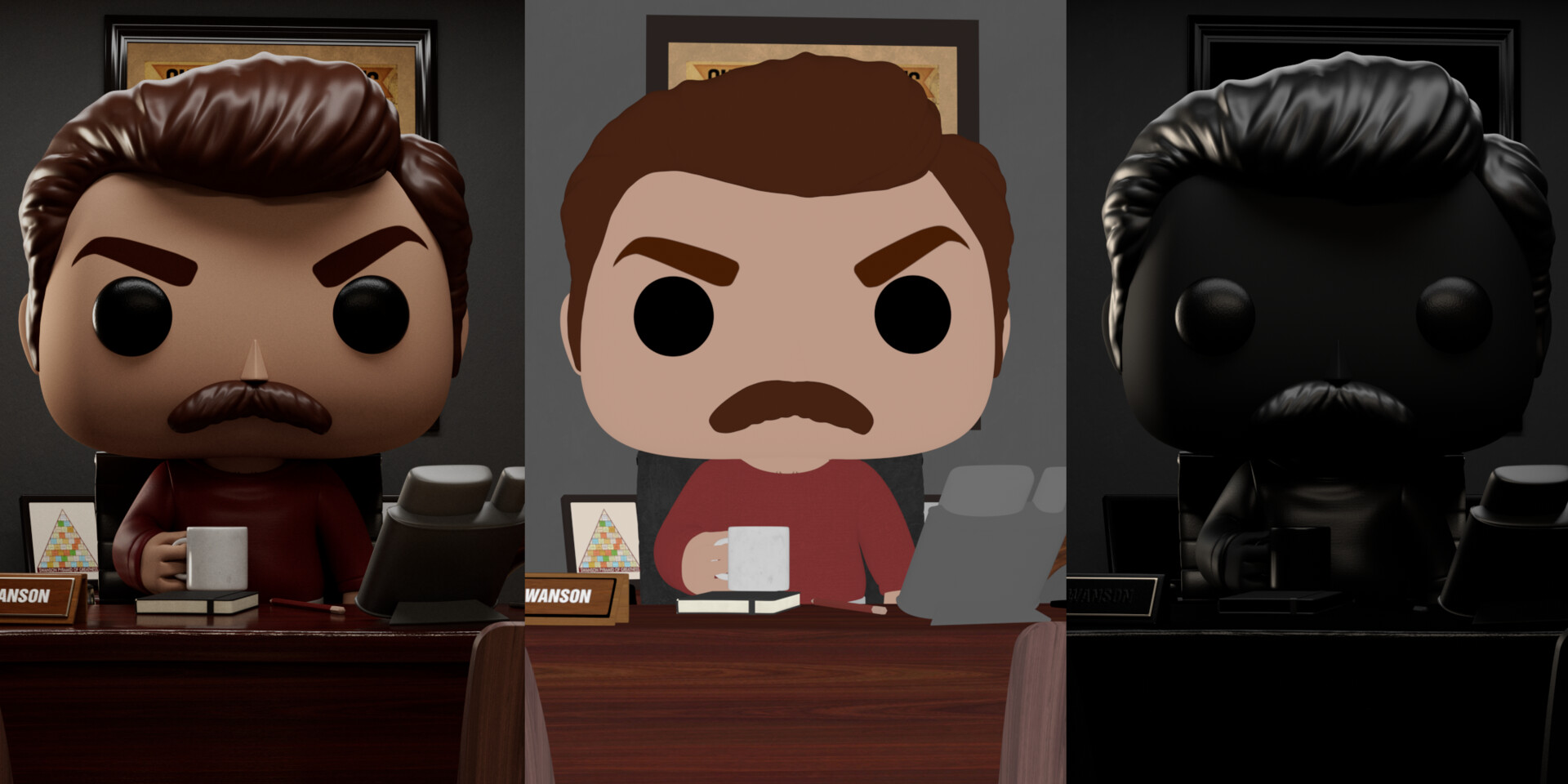 ron swanson funko pop