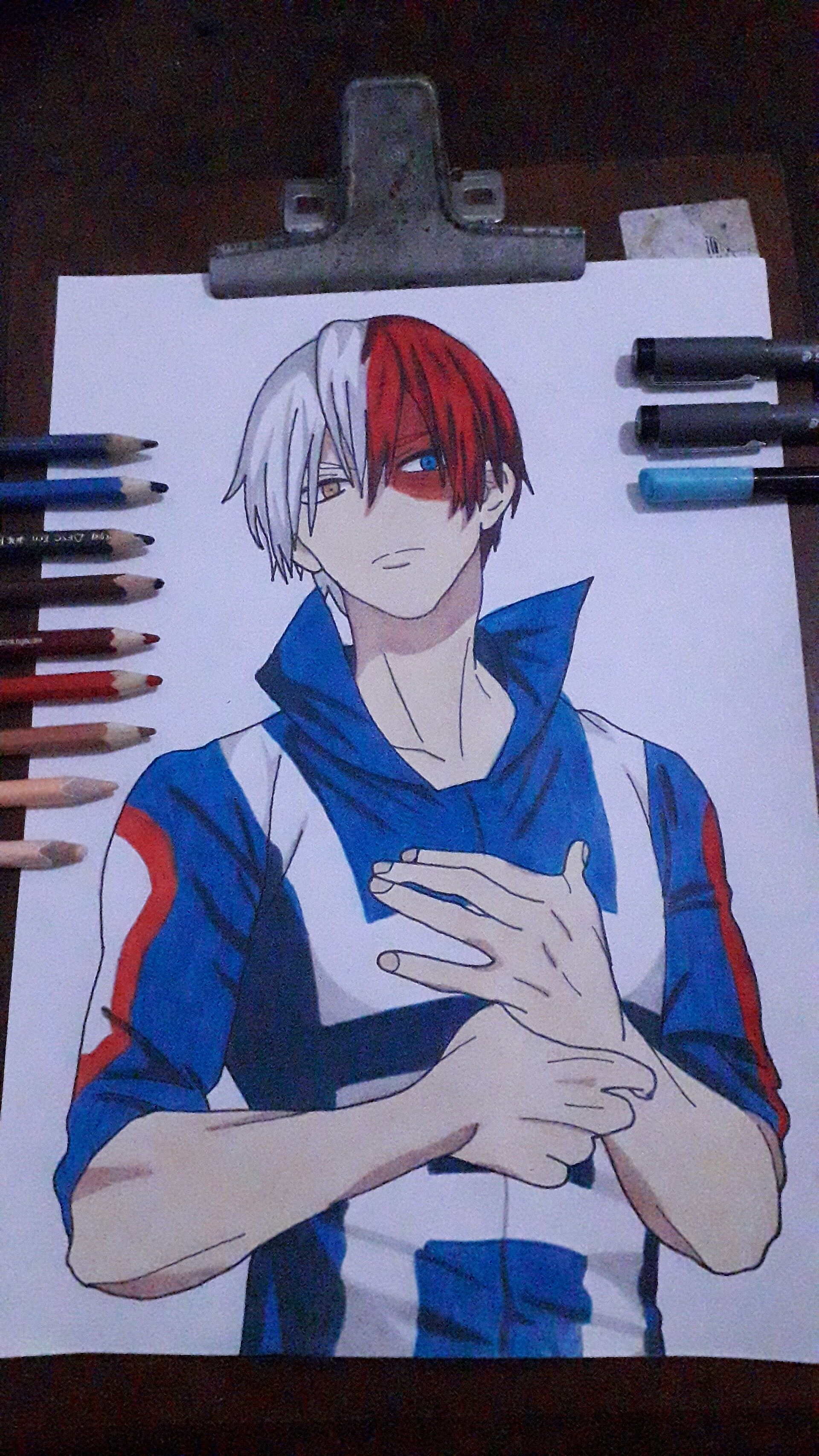 Artstation Shoto Todoroki Pedro Falleiro