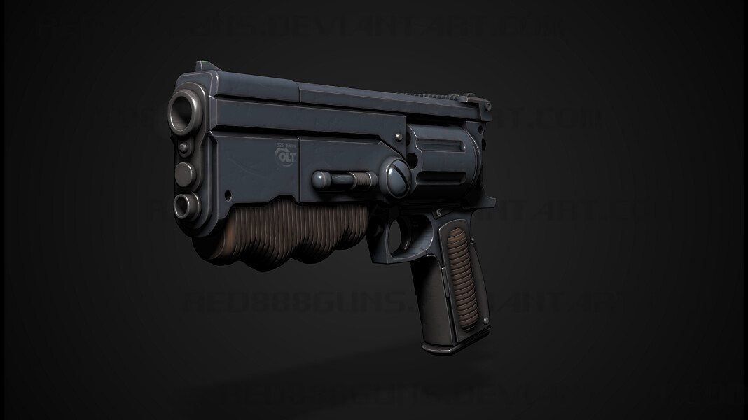 Alexander Berezin - Classic Fallout 10mm pistol