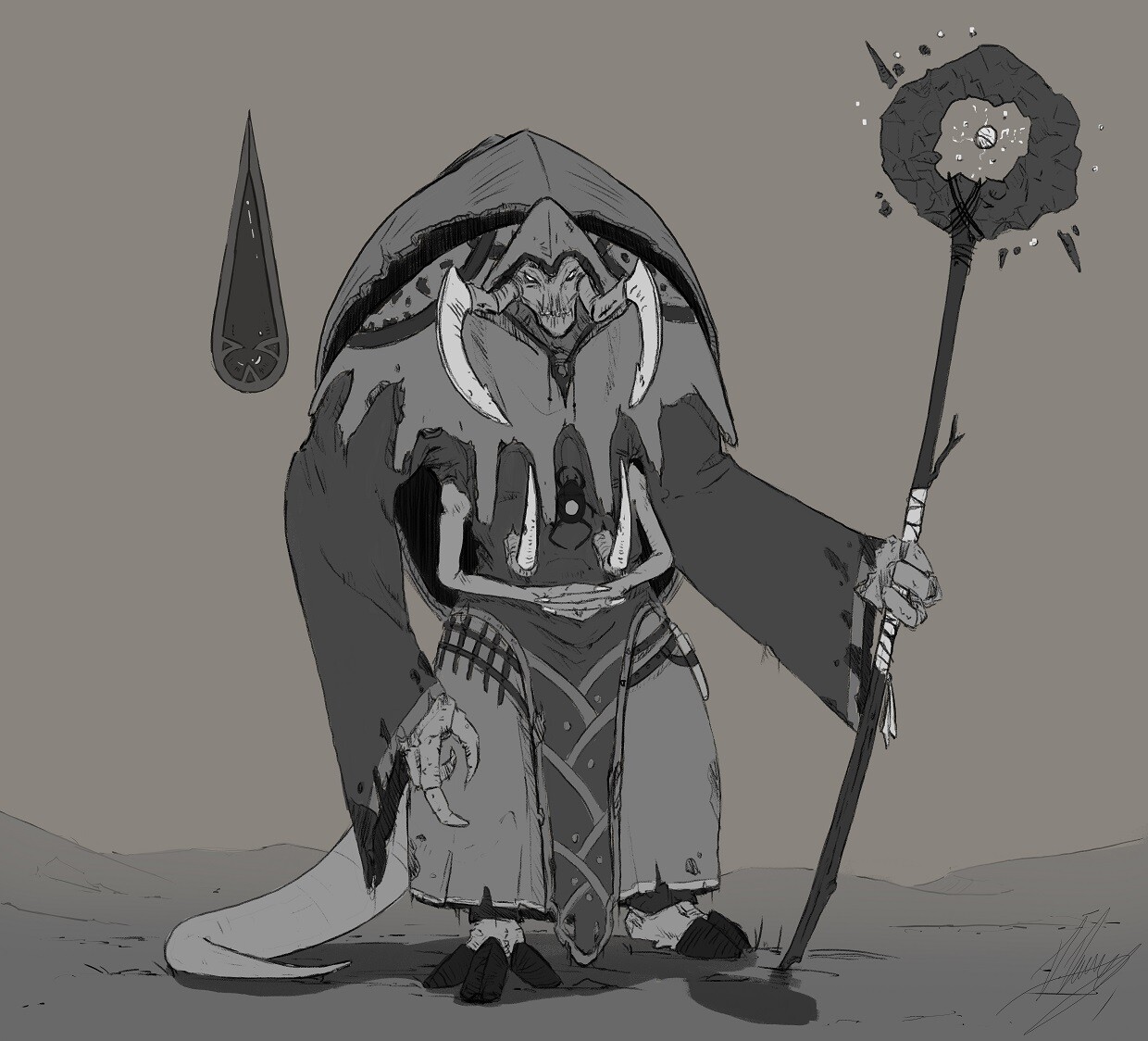 Grey scale concept