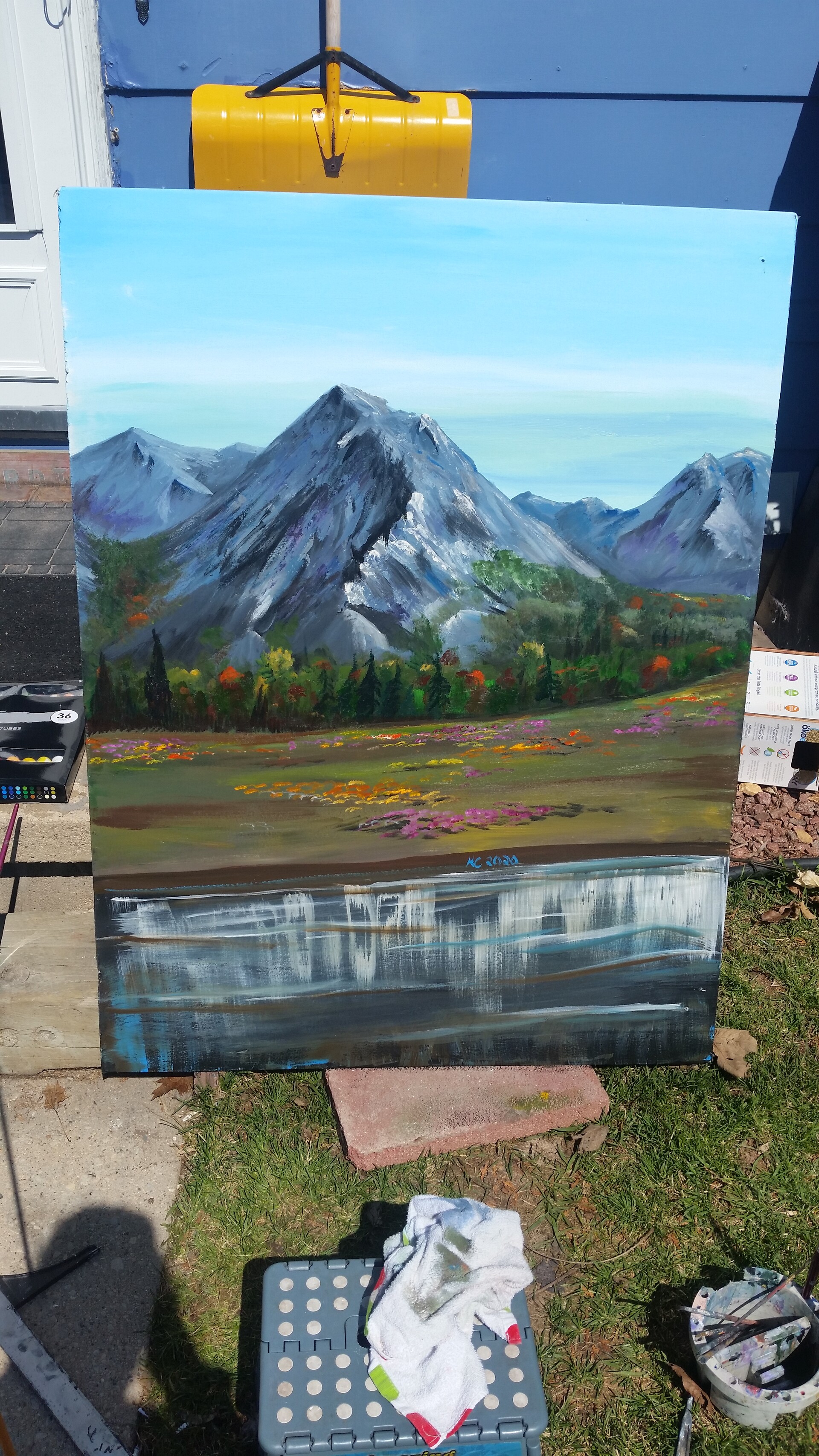 Katiy Starkiller Acrylic Mountains
