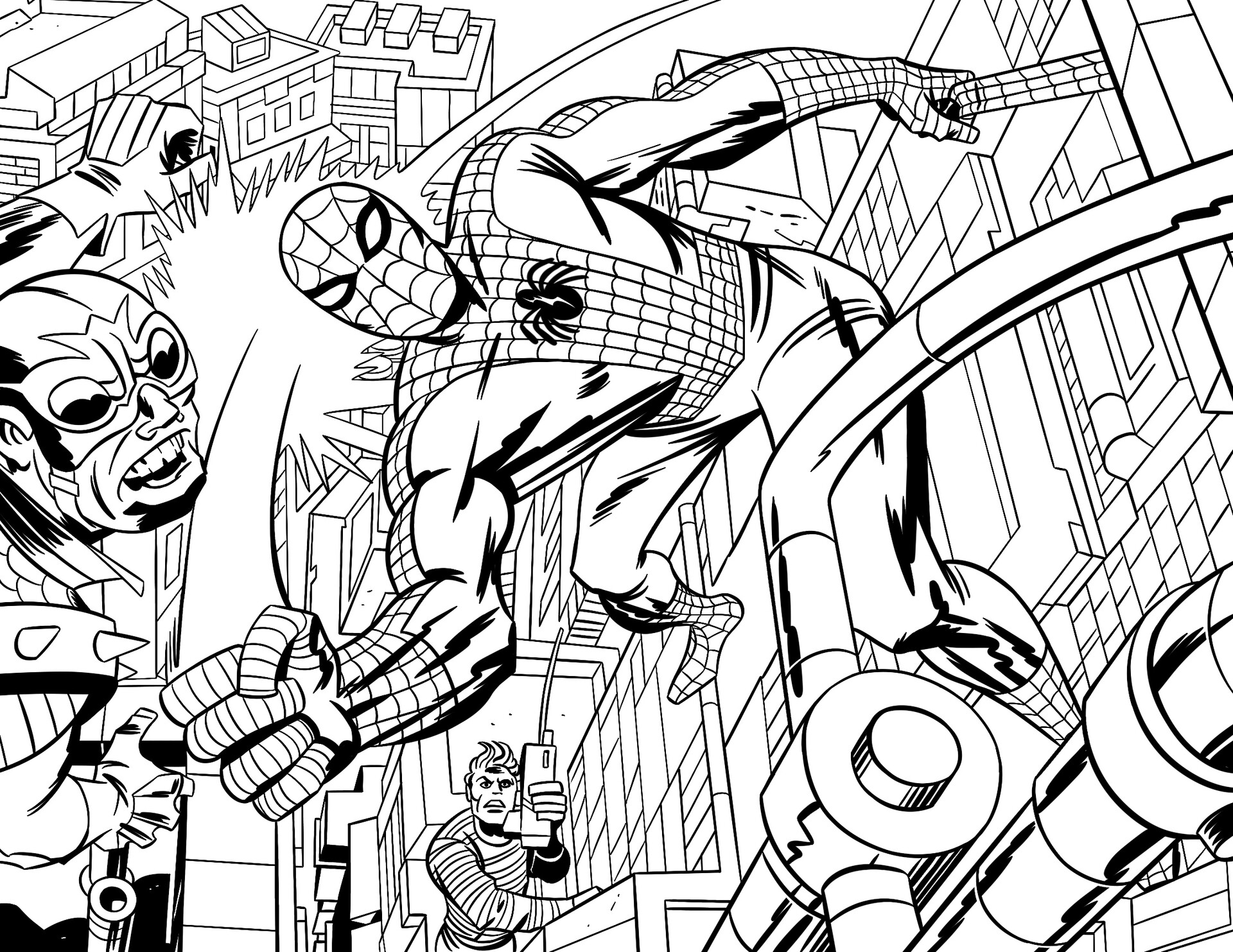 55 Vulture Spiderman Coloring Pages Best