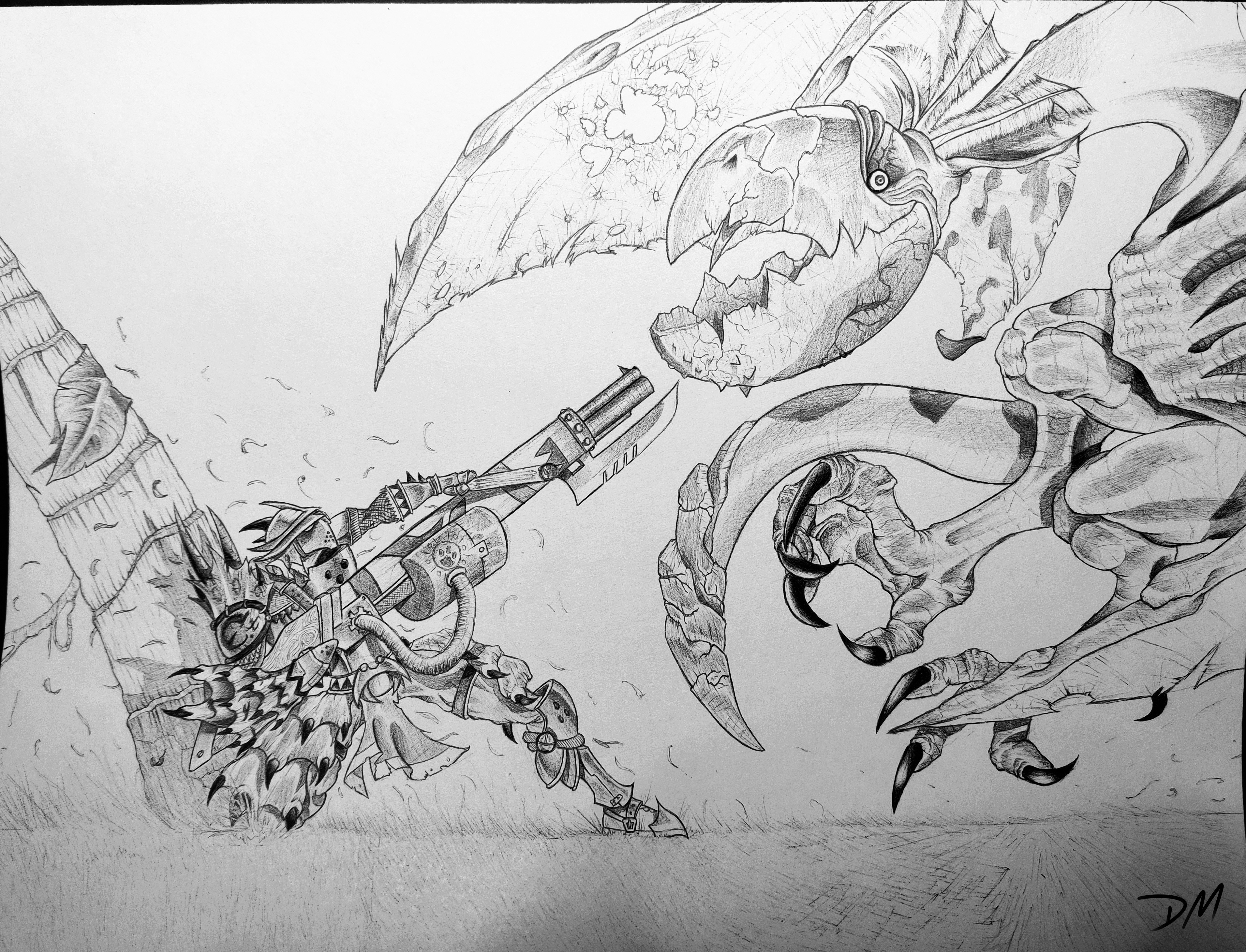 nopencilchallenge Sketch Rathalos Monster Hunter by ONIone on Dribbble
