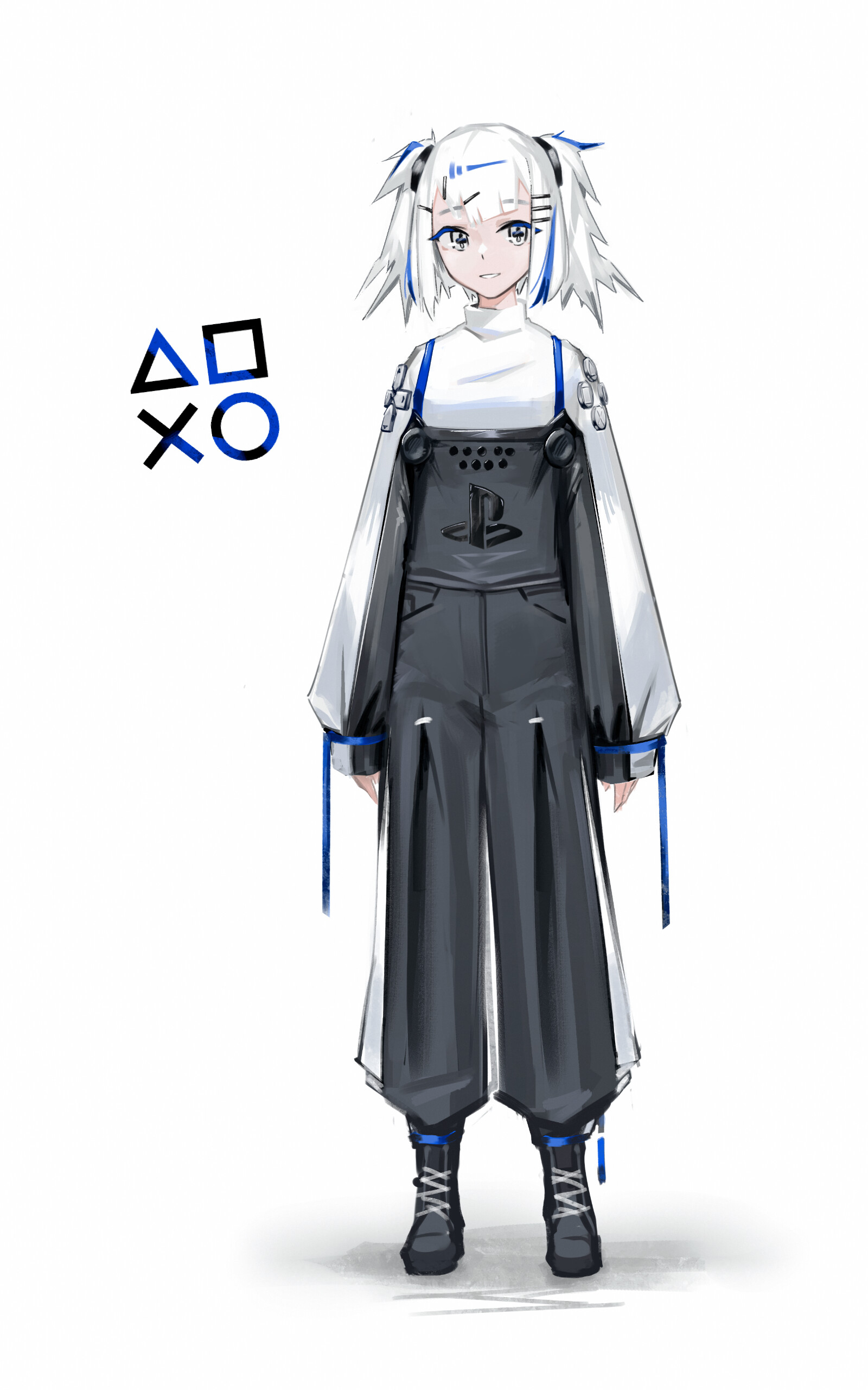 ps5 controller anime girl