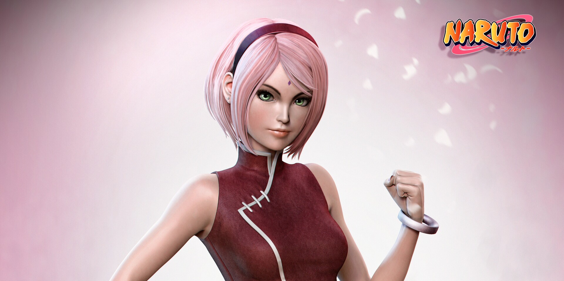 Artstation Sakura Haruno Boruto Version Fan Art Fabiano