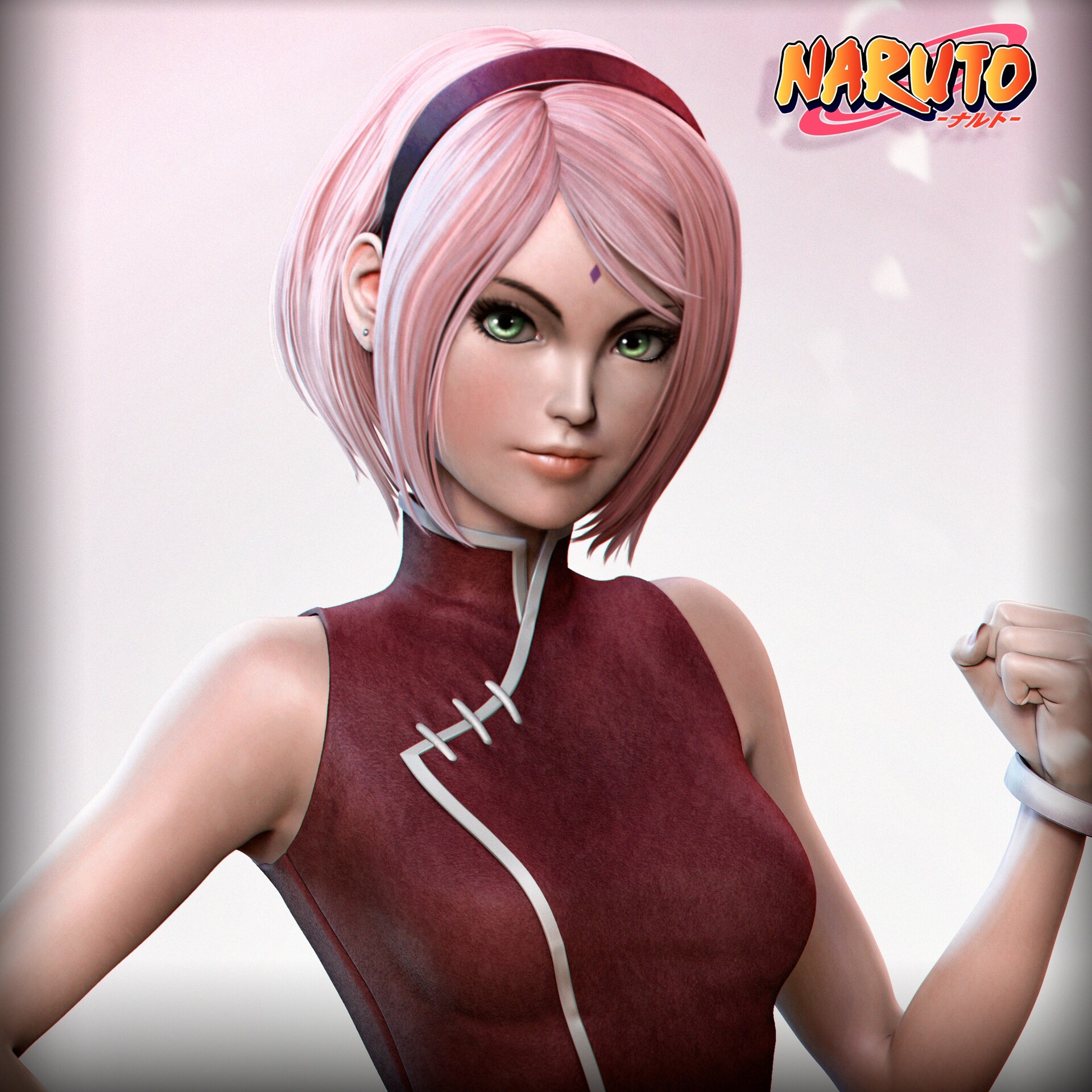 Artstation Sakura Haruno Boruto Version Fan Art Fabiano Carlos Coelho