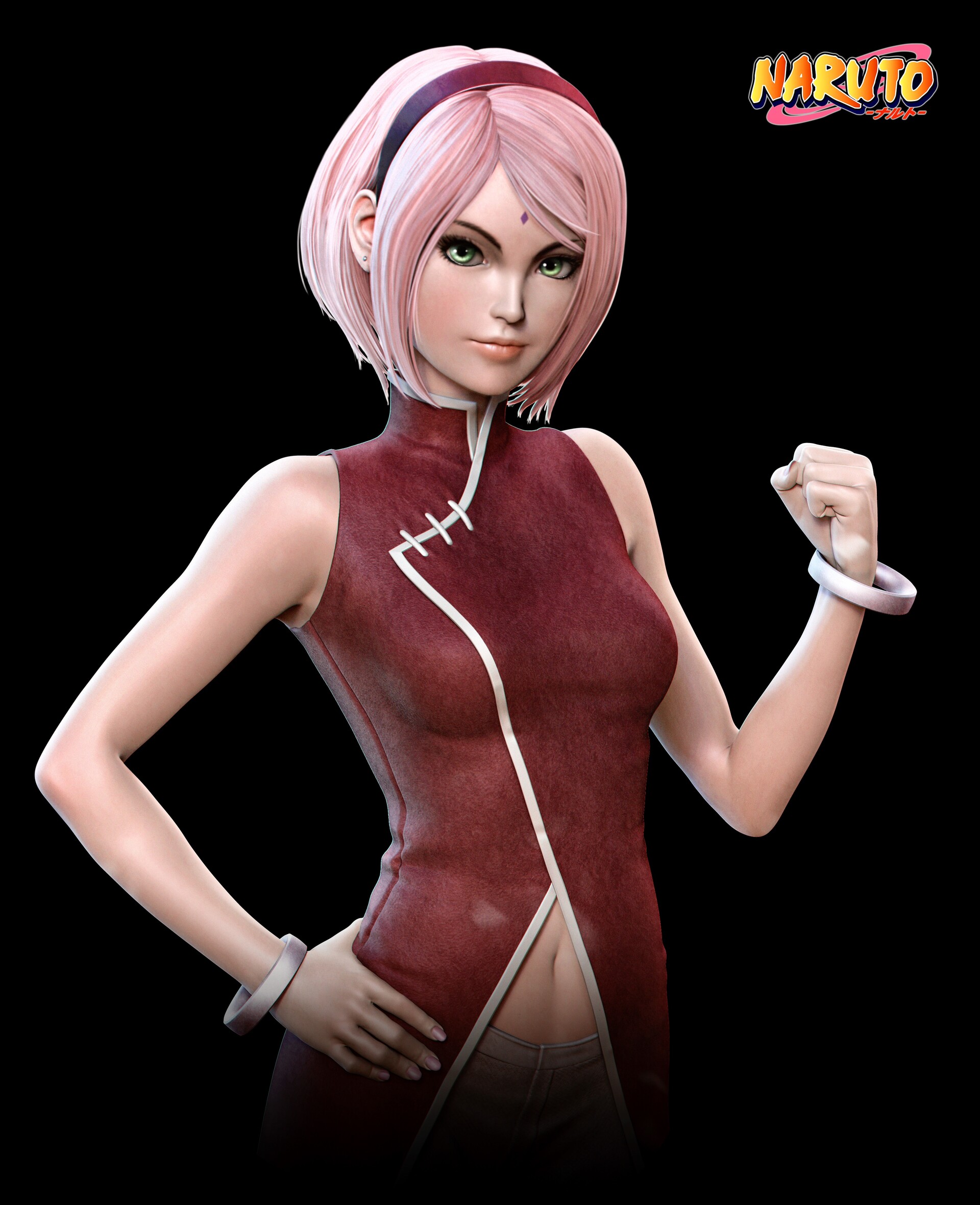 Artstation Sakura Haruno Boruto Version Fan Art Fabiano