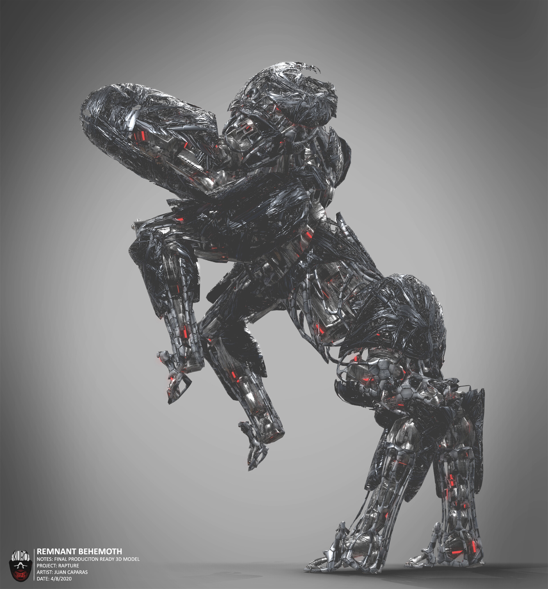 Remnant Behemoth 3D Model| Kuro Majin Productions