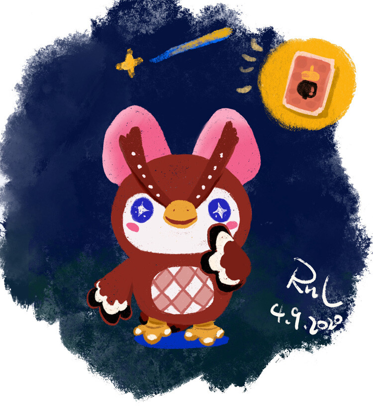 RuL L - Celeste from Animal Crossing!(fan art)