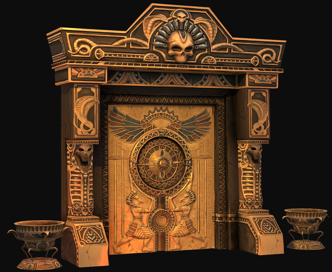 Chris Mott Egyptian Door