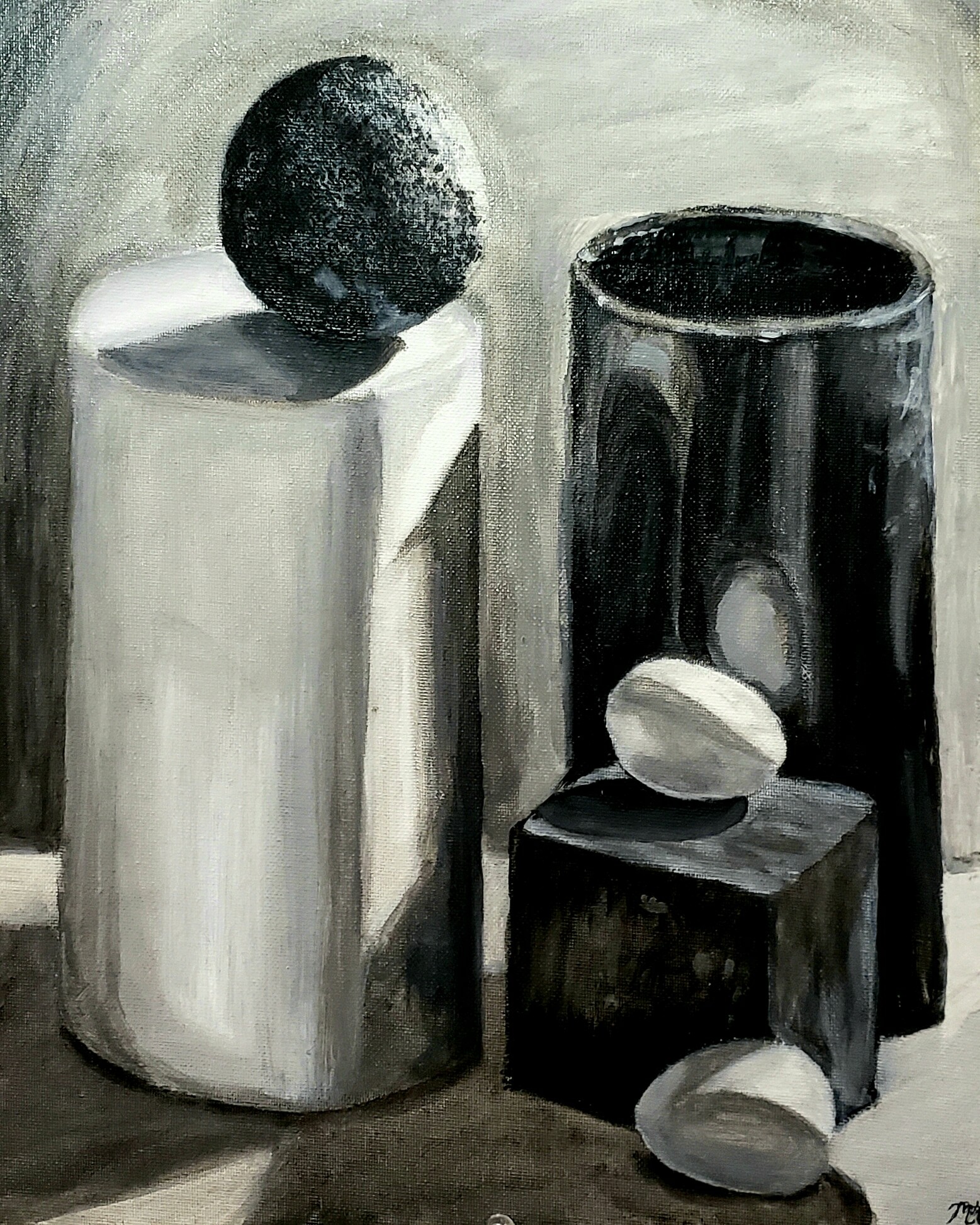 Artstation Monochromatic Still Life Miranda Cole