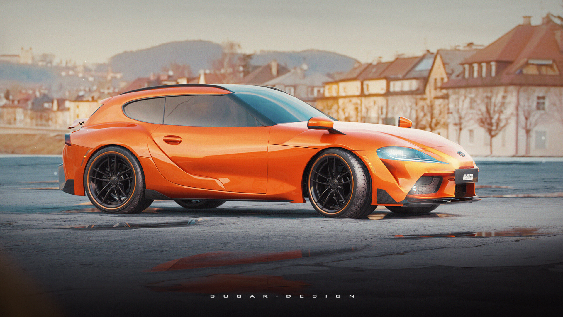 Toyota gr Supra рендеры