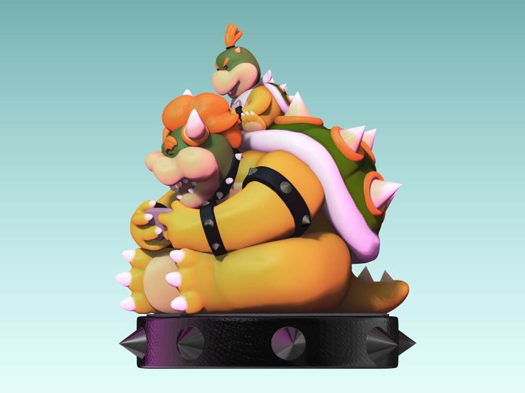 ArtStation - Bowser Jr. as the Hero