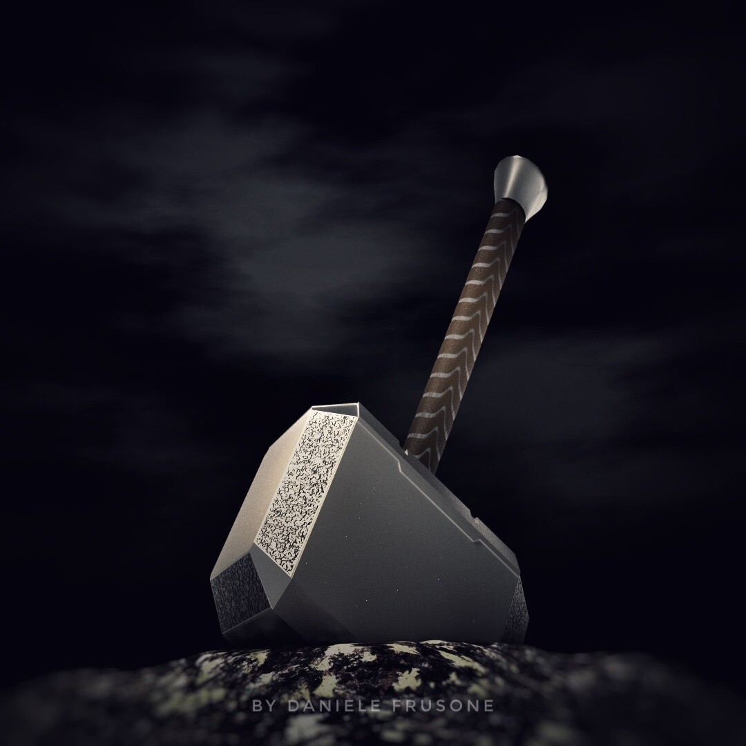 ArtStation - Mjolnir - Thor’s hammer