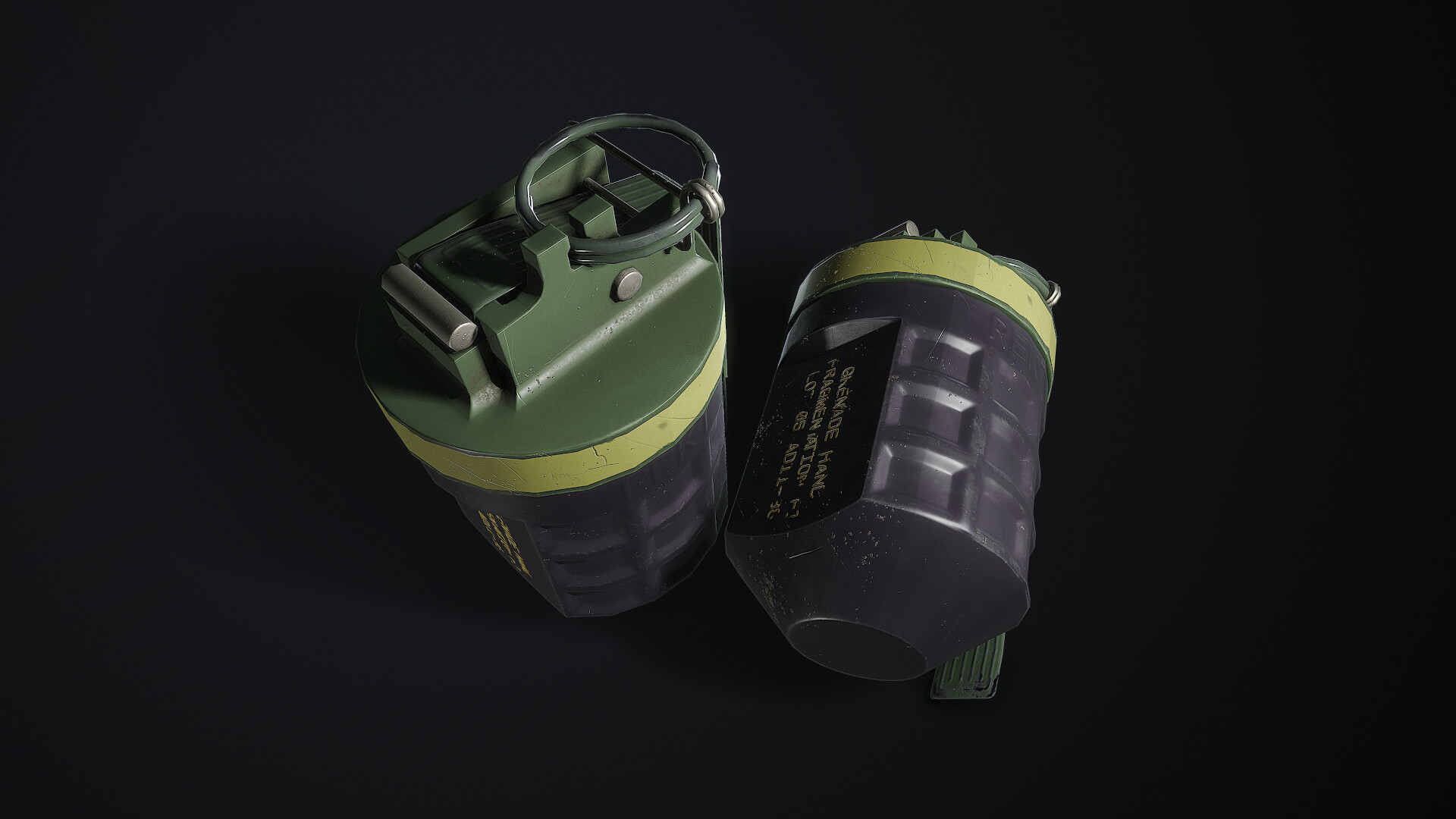 Guy Milner Game Artist F1 Hand Grenade
