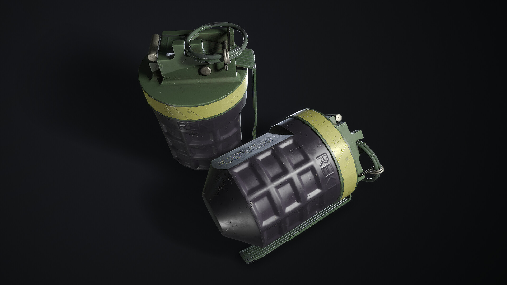 Guy Milner Game Artist F1 Hand Grenade