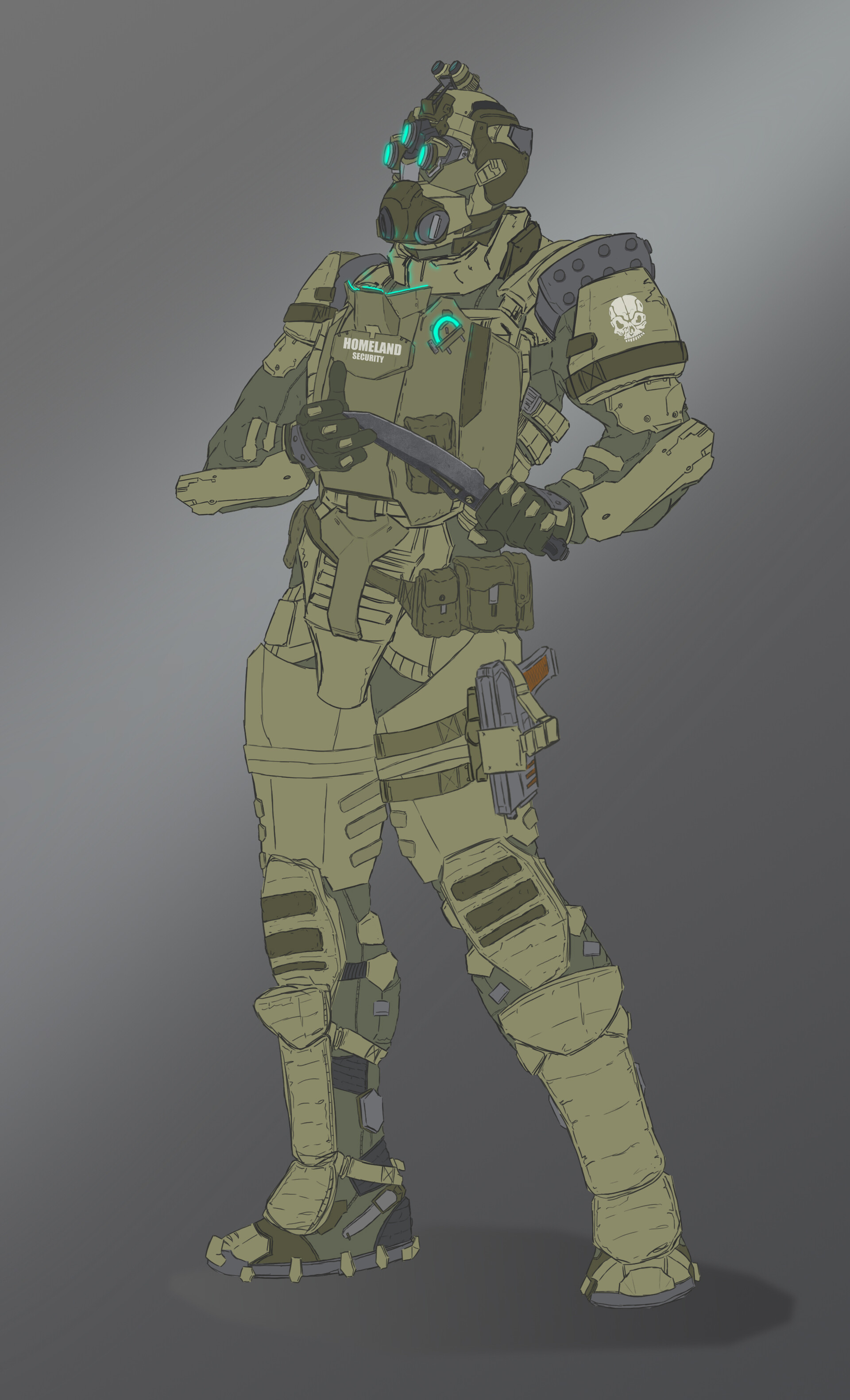 ArtStation - Army combat suit - concept