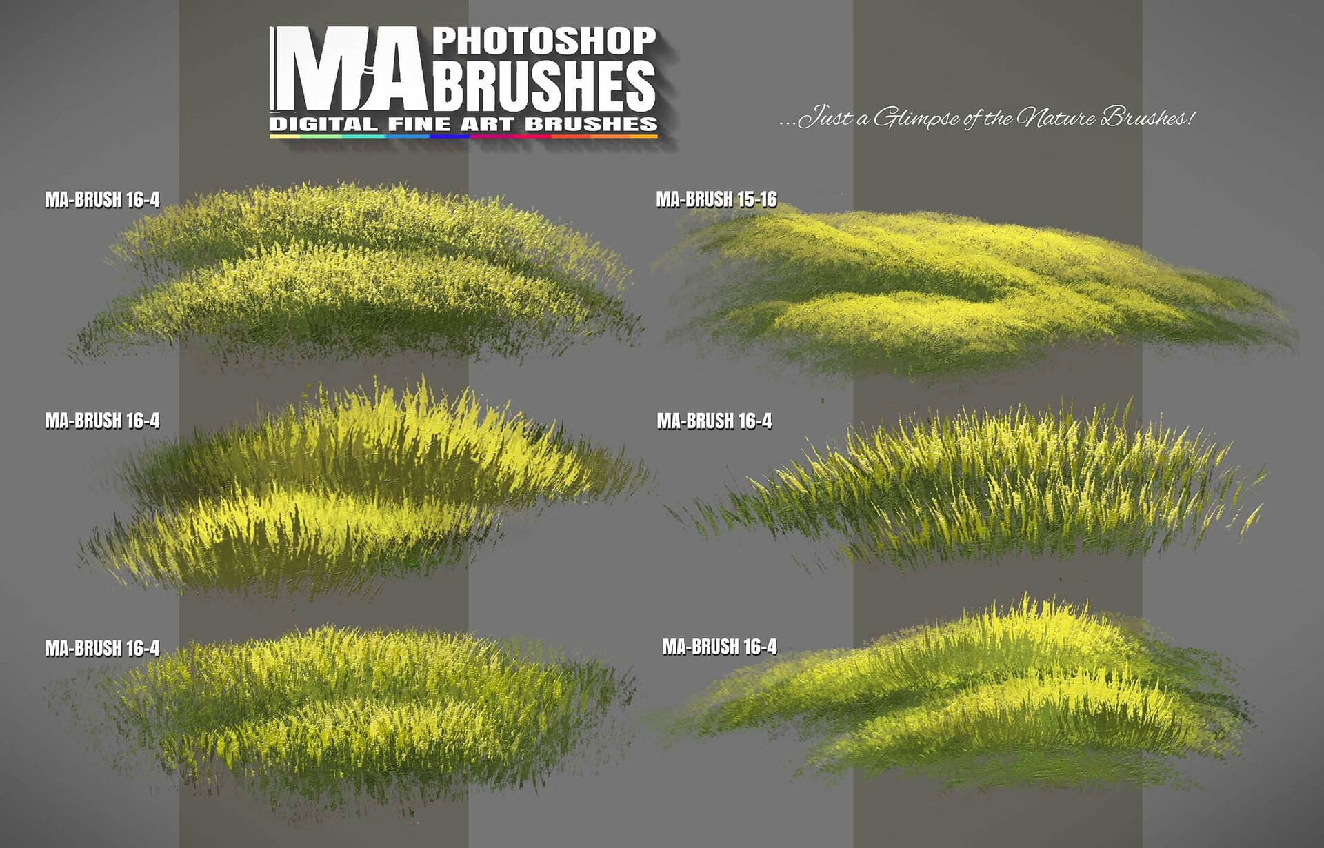 ArtStation - Photoshop MA-Brushes also for Nature (Grass, Foliage, Tree