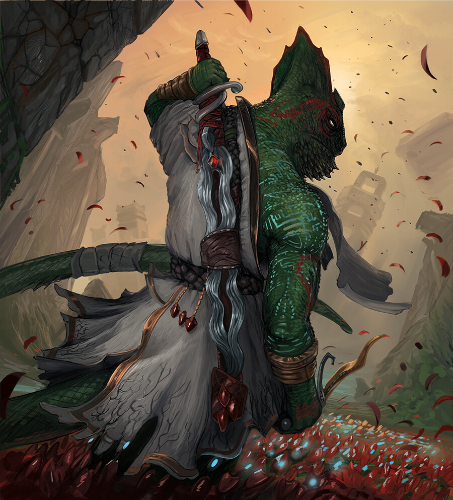 Artstation Juuk Juz The Monster Hunter Commission Timi Honkanen