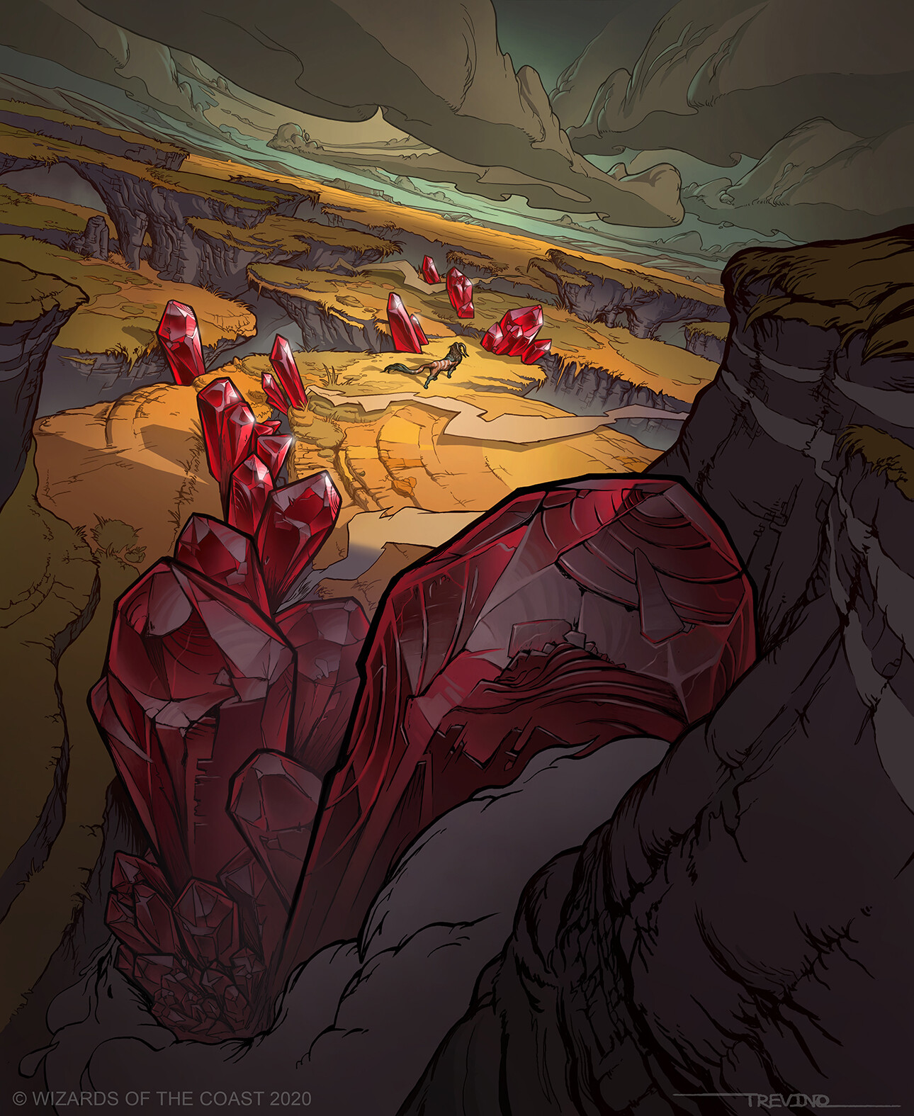 Artstation Mtg Ikoria Lair Of Behemoths Land Cycle Set Robbie Trevino