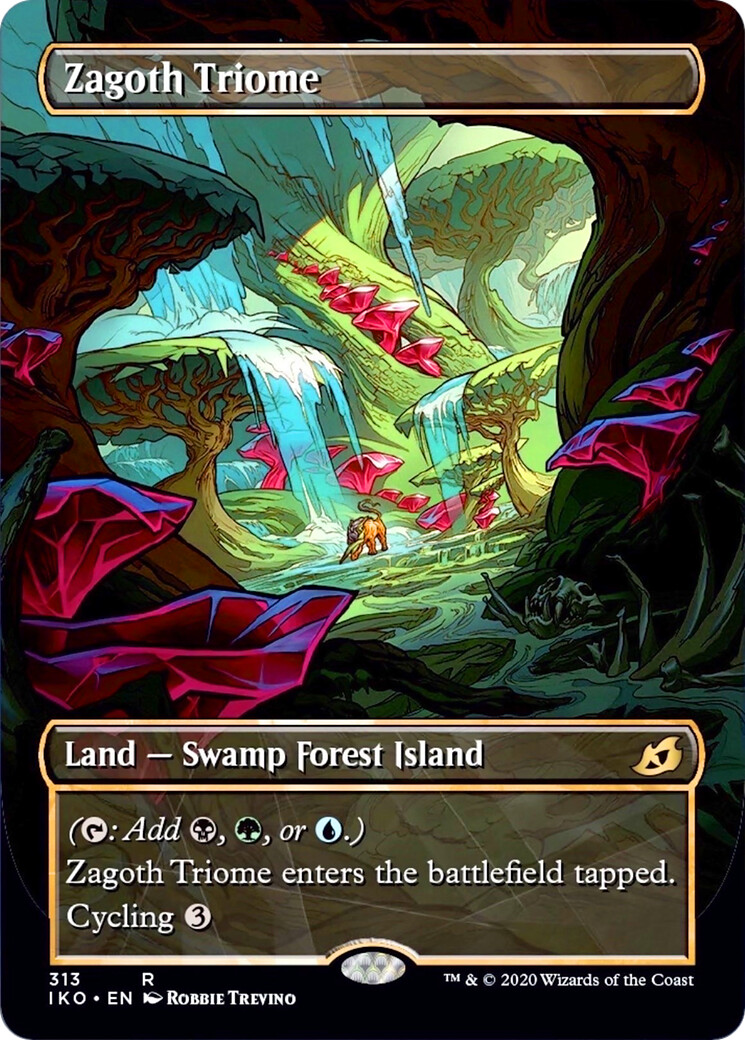 Artstation Mtg Ikoria Lair Of Behemoths Land Cycle Set