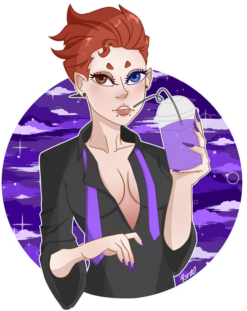 Rita Carroll Moira O Deorain Overwatch Fan Art,Transparent Background Crown Png Hd