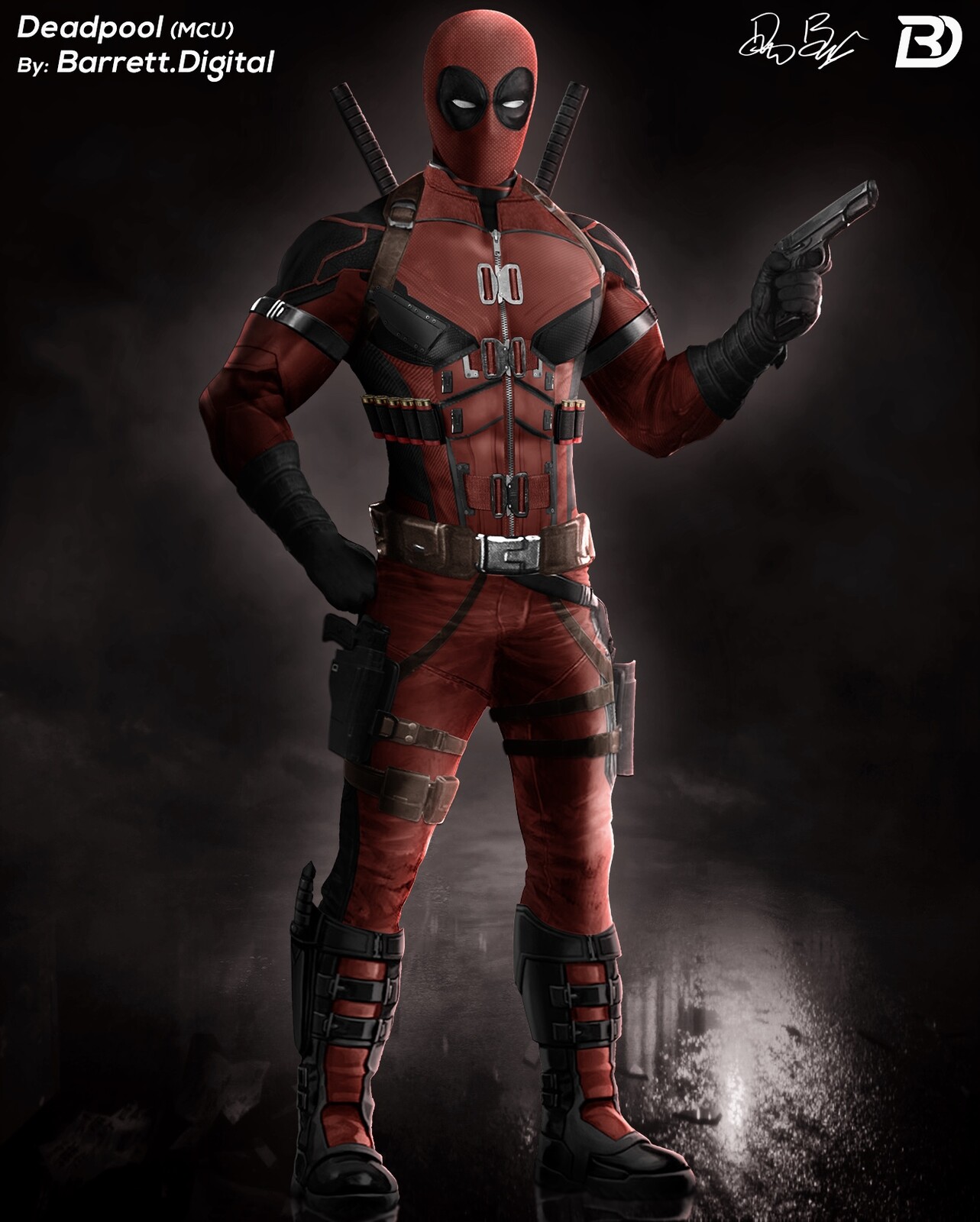 Daton Barrett MCU Deadpool Concept By Barrett Digital Daton Barrett MCU Deadpool Concept By Barrett Digital