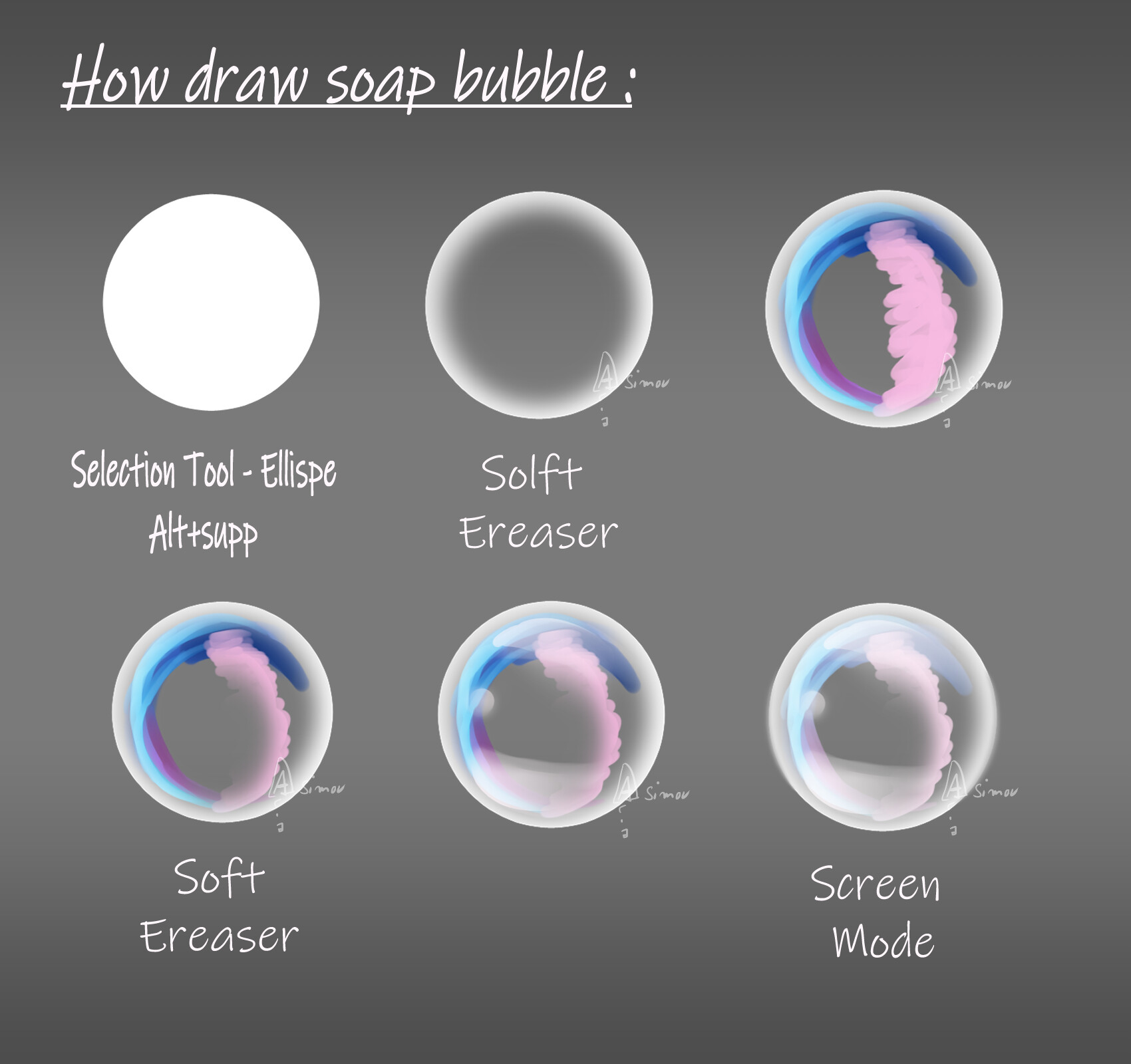 Artstation - How Draw Soap Bubble